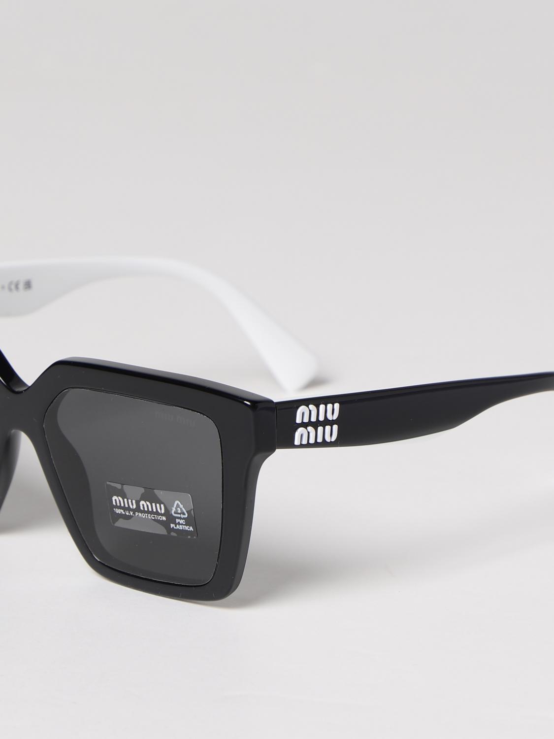 MIU MIU OCCHIALI DA SOLE: Occhiali donna Miu Miu, Nero 1 - Img 4