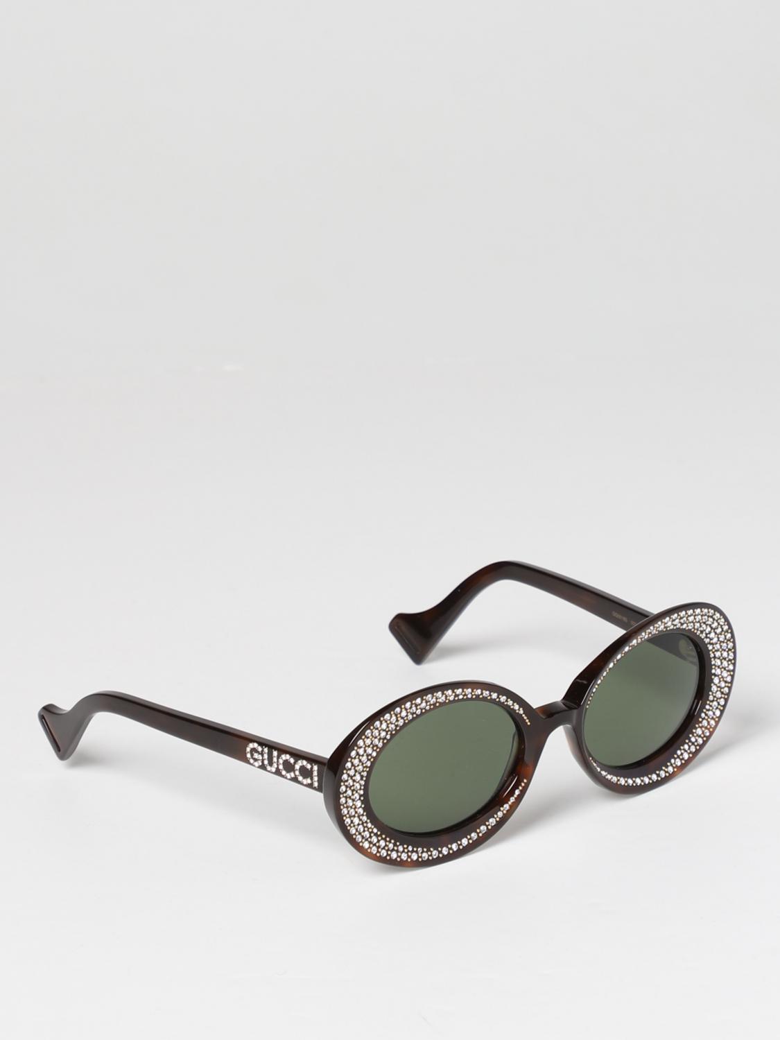 GUCCI SONNENBRILLE: Brille damen Gucci, Weiß - Img 1