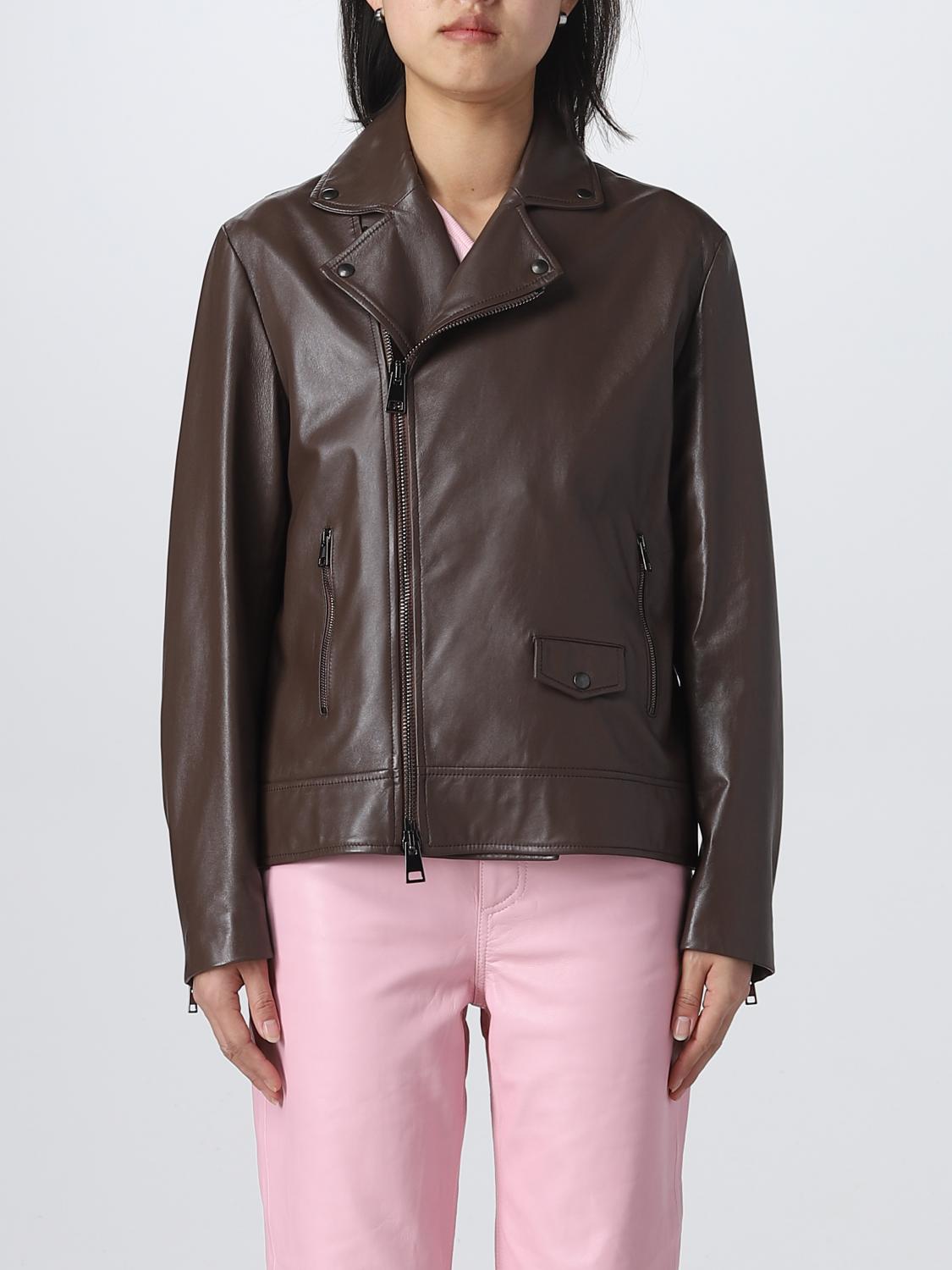 SIMONETTA RAVIZZA CHAQUETA: Abrigo mujer Simonetta Ravizza, Marrón - Img 1