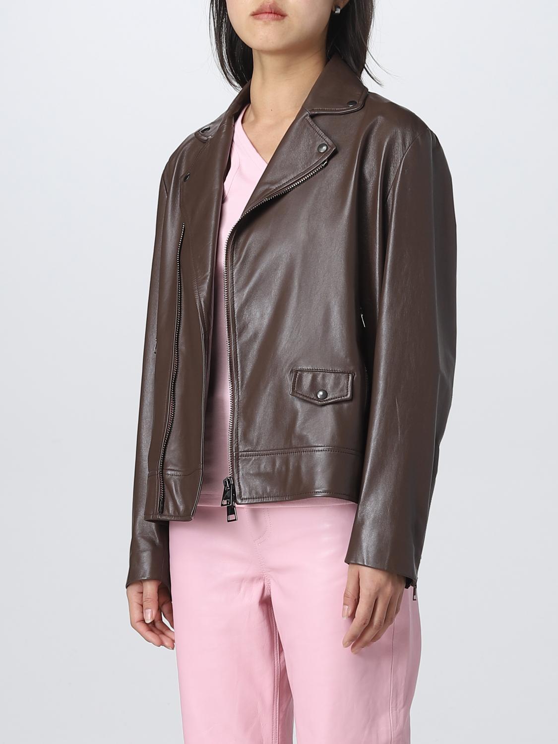 SIMONETTA RAVIZZA CHAQUETA: Abrigo mujer Simonetta Ravizza, Marrón - Img 4