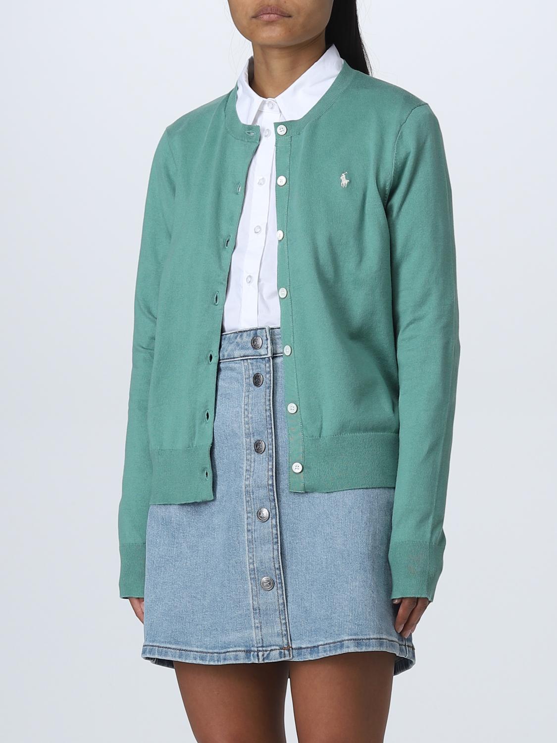 POLO RALPH LAUREN CÁRDIGAN: Cárdigan mujer Polo Ralph Lauren, Verde - Img 3