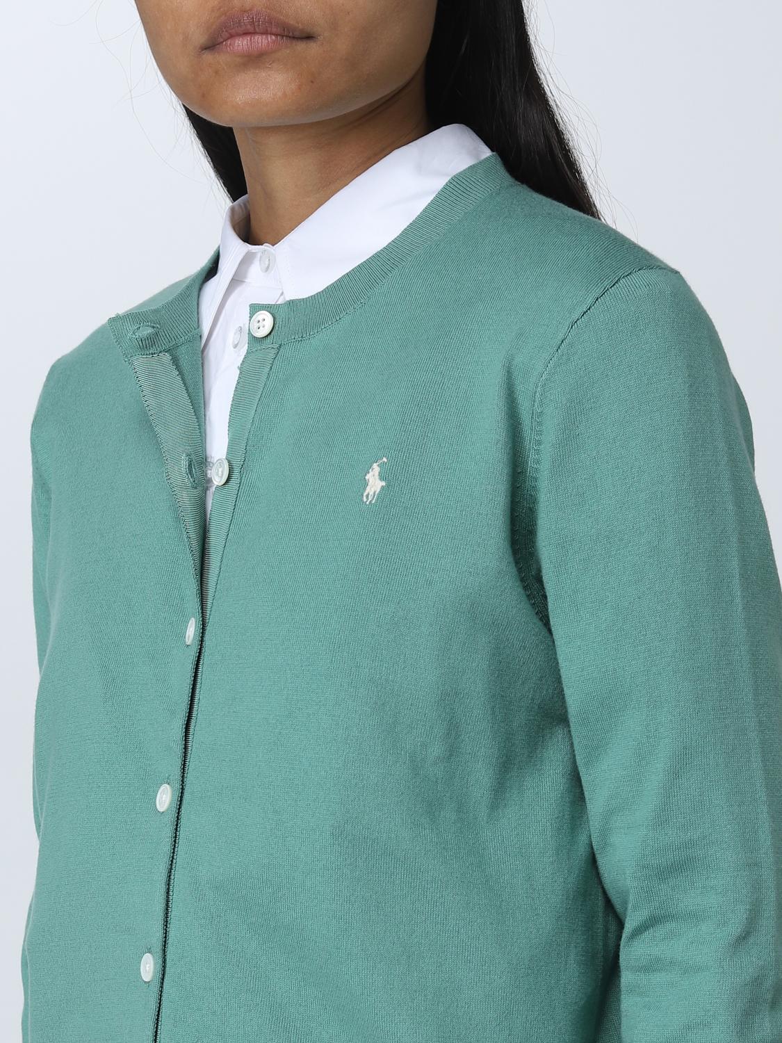 POLO RALPH LAUREN CÁRDIGAN: Cárdigan mujer Polo Ralph Lauren, Verde - Img 4