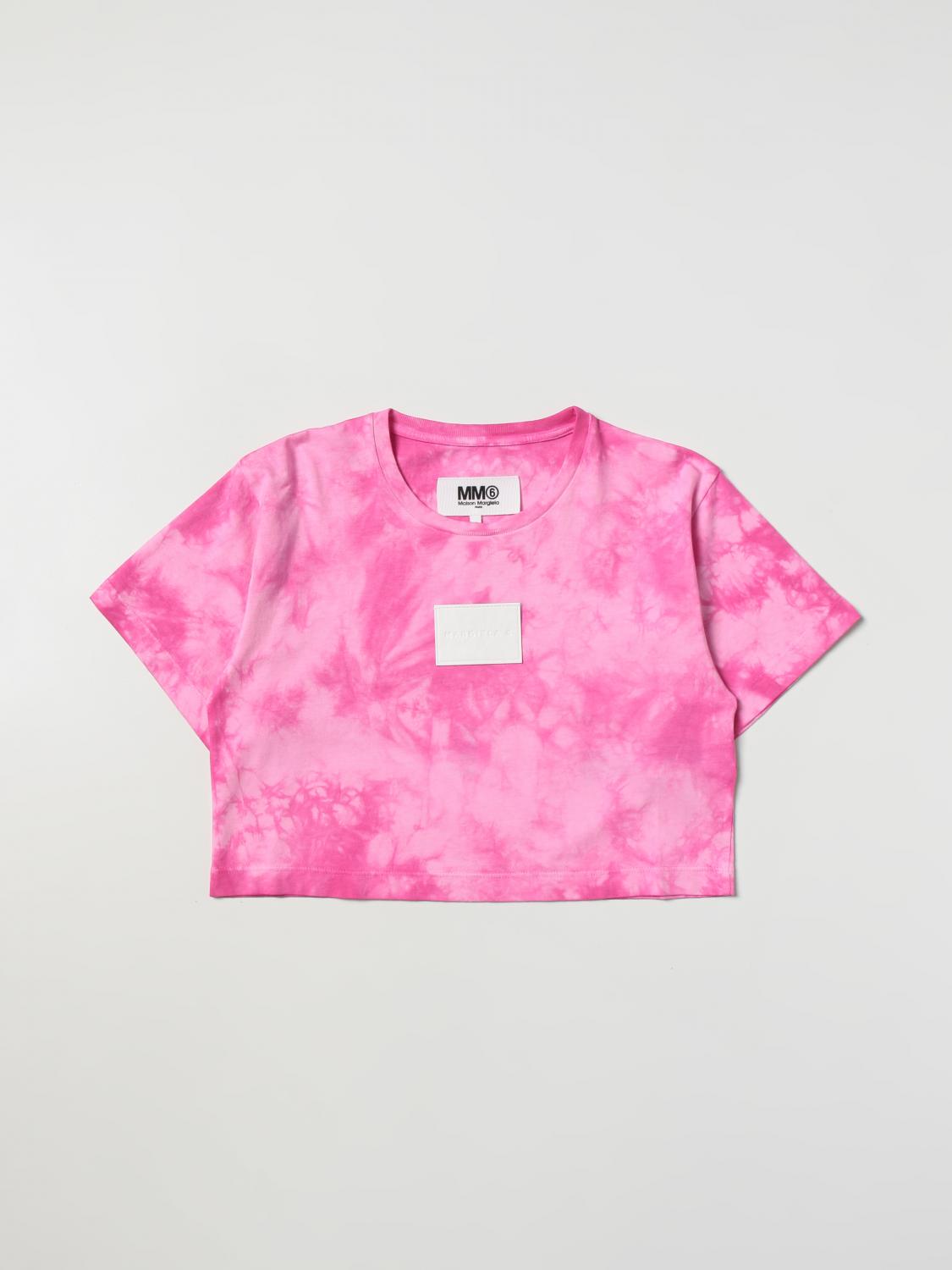 MM6 MAISON MARGIELA CAMISETA: Camiseta niños Mm6 Maison Margiela, Rosa - Img 1