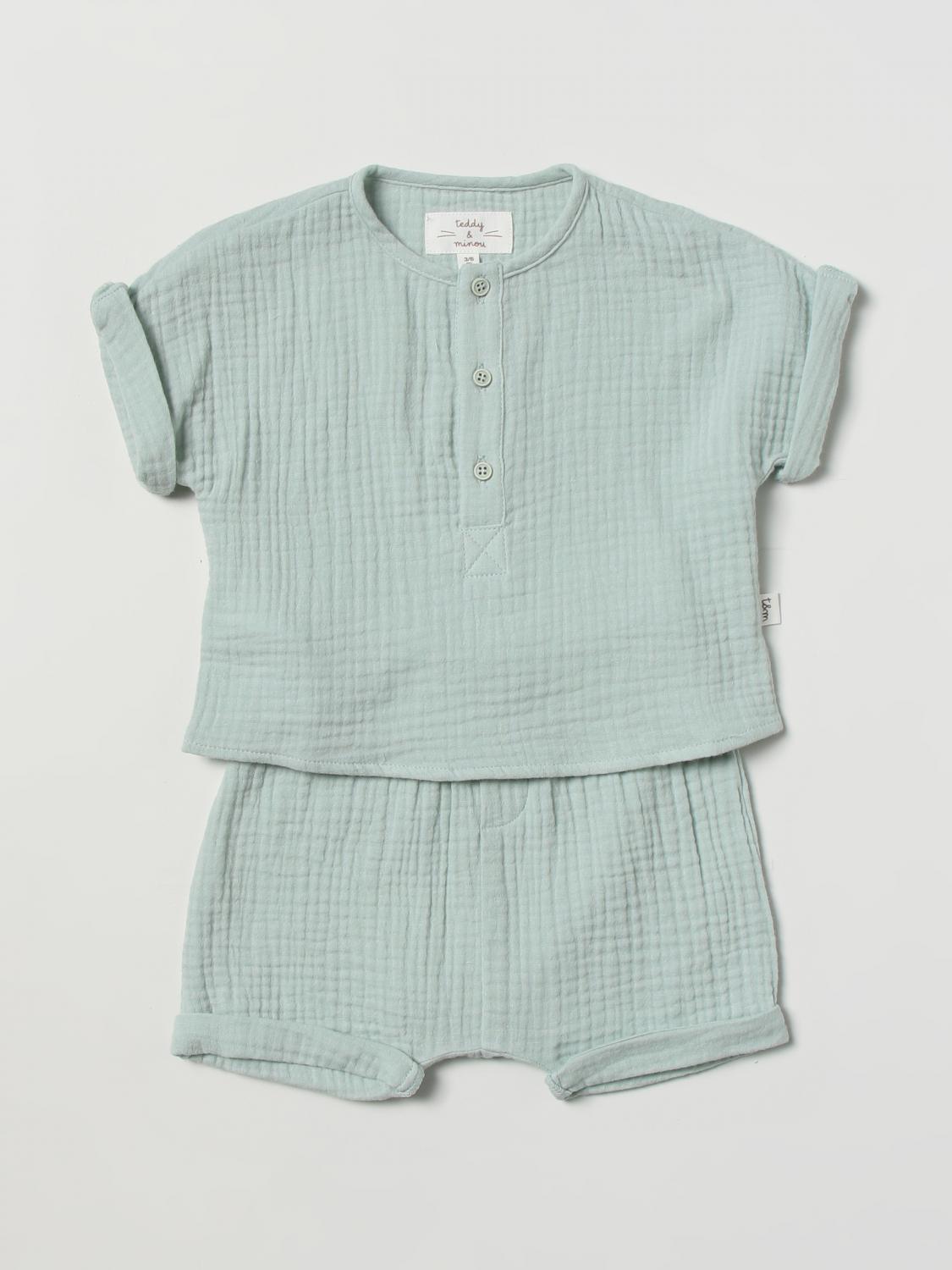 TEDDY & MINOU MONO: Mono niños Teddy & Minou, Menta - Img 1