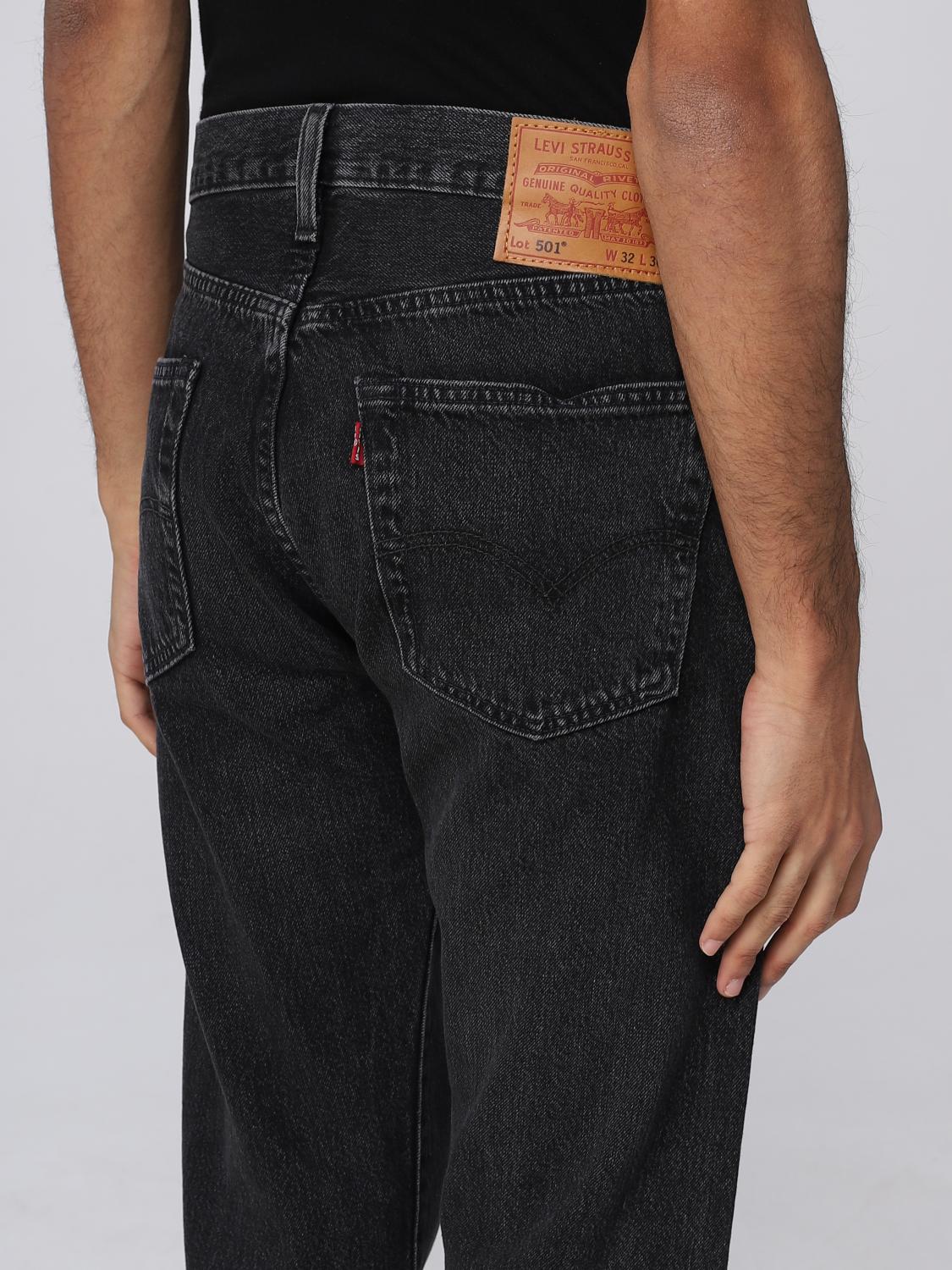 LEVI'S JEANS: Jeans Levi's in denim, Nero - Img 4