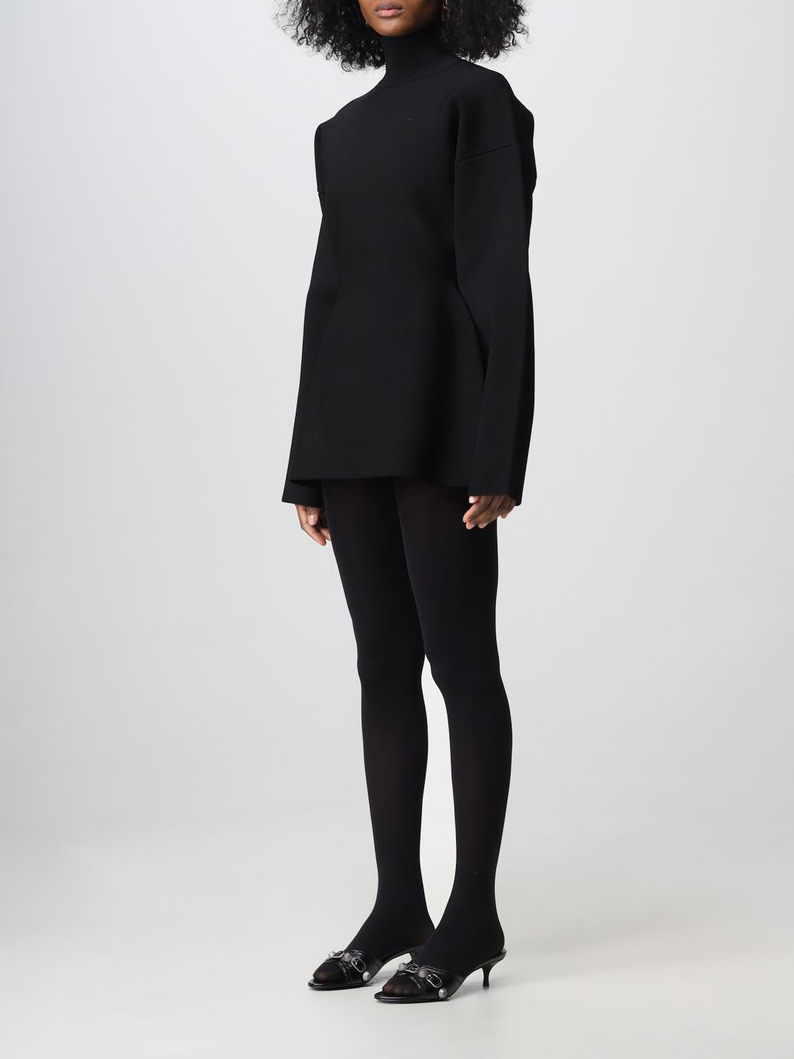 BALENCIAGA VESTIDO: Abrigo mujer Balenciaga, Negro - Img 3