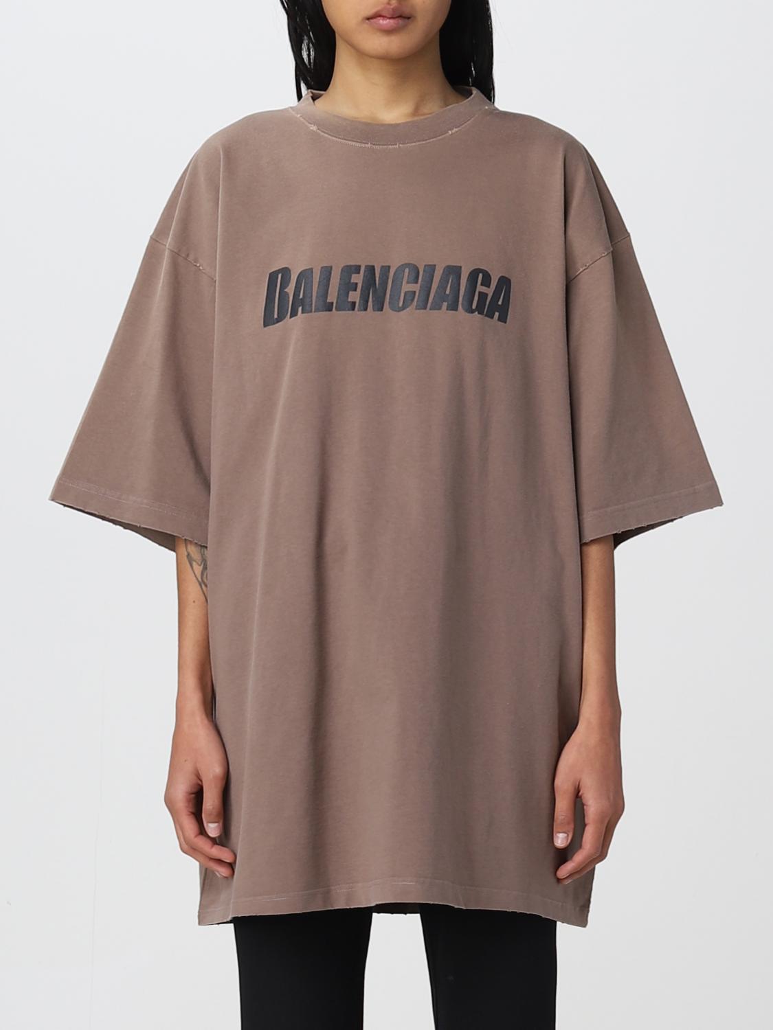 Balenciaga Oversized t-shirt with big logo - Blush Pink Balenciaga Oversized t-shirt with big logo - Blush Pink
