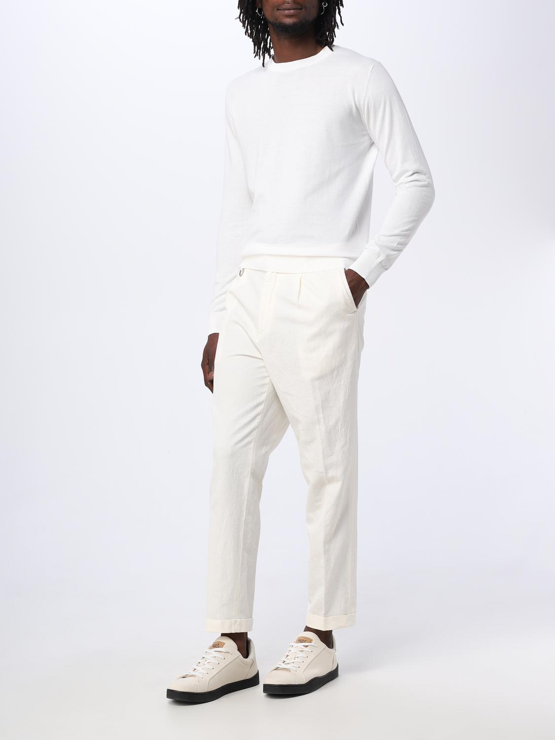 PAOLO PECORA PULLOVER: Pullover herren Paolo Pecora, Yellow Cream - Img 2