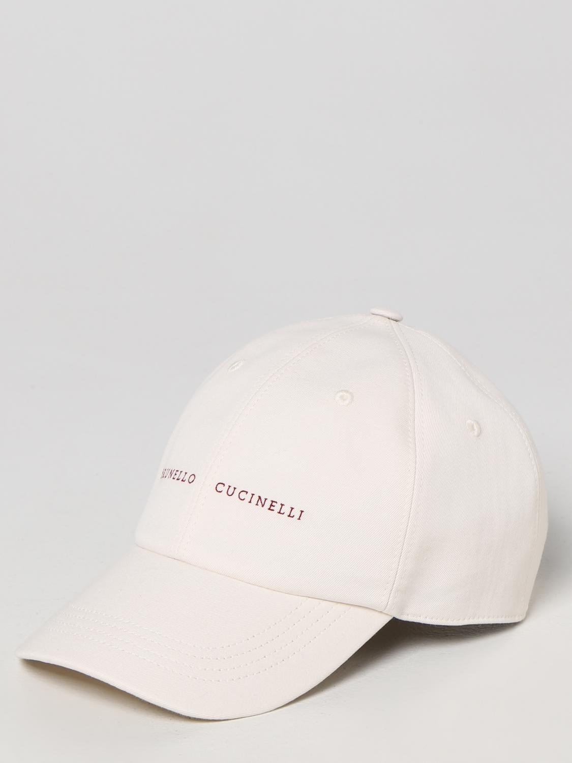 BRUNELLO CUCINELLI 帽子: 帽子 メンズ Brunello Cucinelli, ホワイト - Img 1