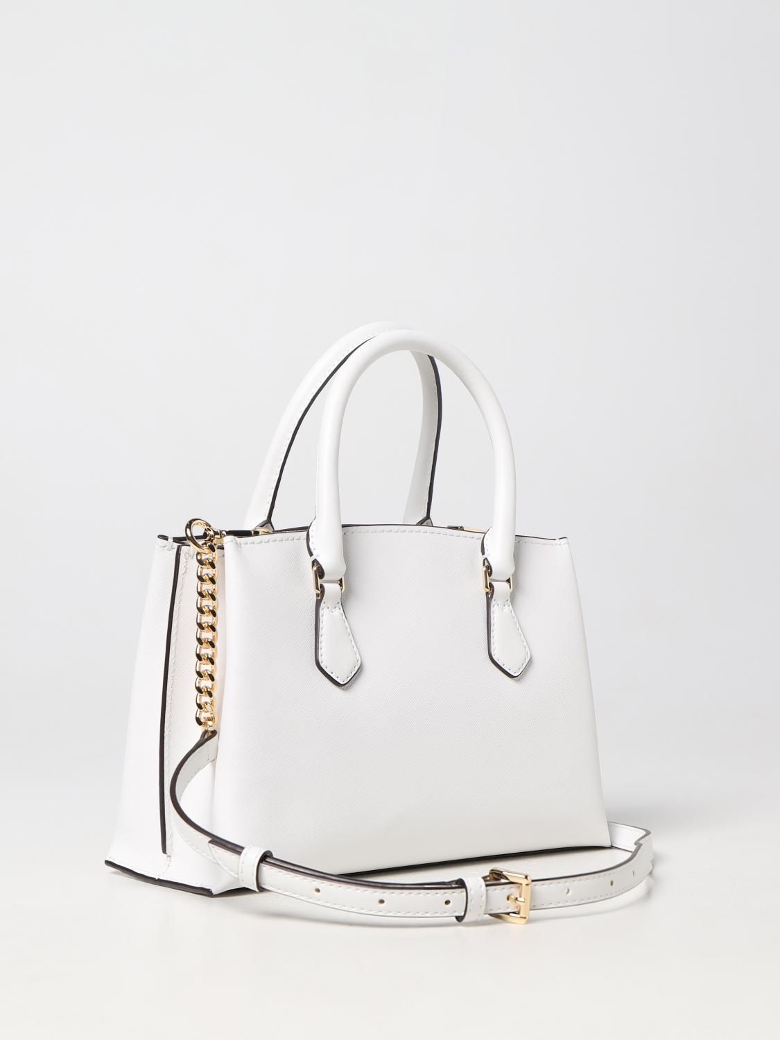 Michael Kors bag in saffiano leather - White | 30S3GR0S1L | GIGLIO.COM