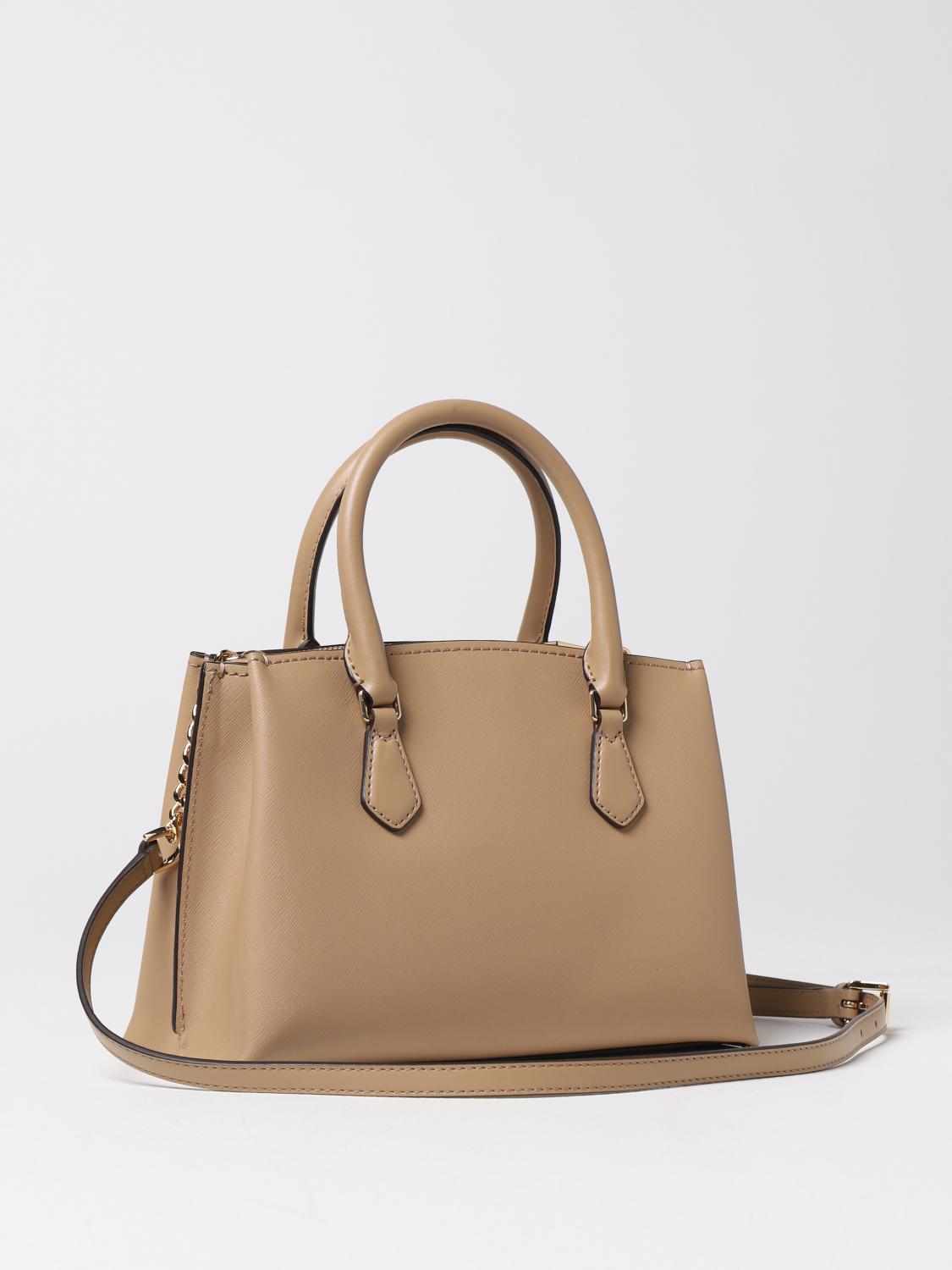 MICHAEL KORS BORSA A MANO: Borsa Michael Kors in pelle saffiano, Cammello - Img 2
