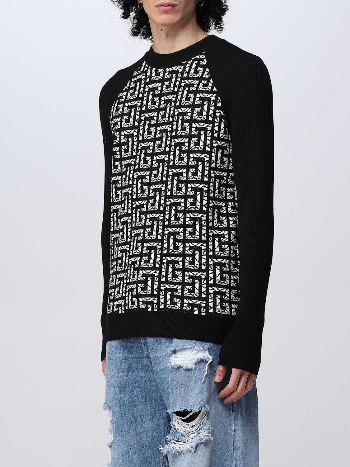 BALMAIN PULL: Pull homme Balmain, Noir - Img 4