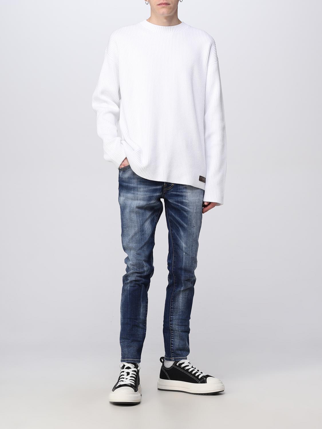 DSQUARED2 PULLOVER: Pullover herren Dsquared2, Weiß - Img 2