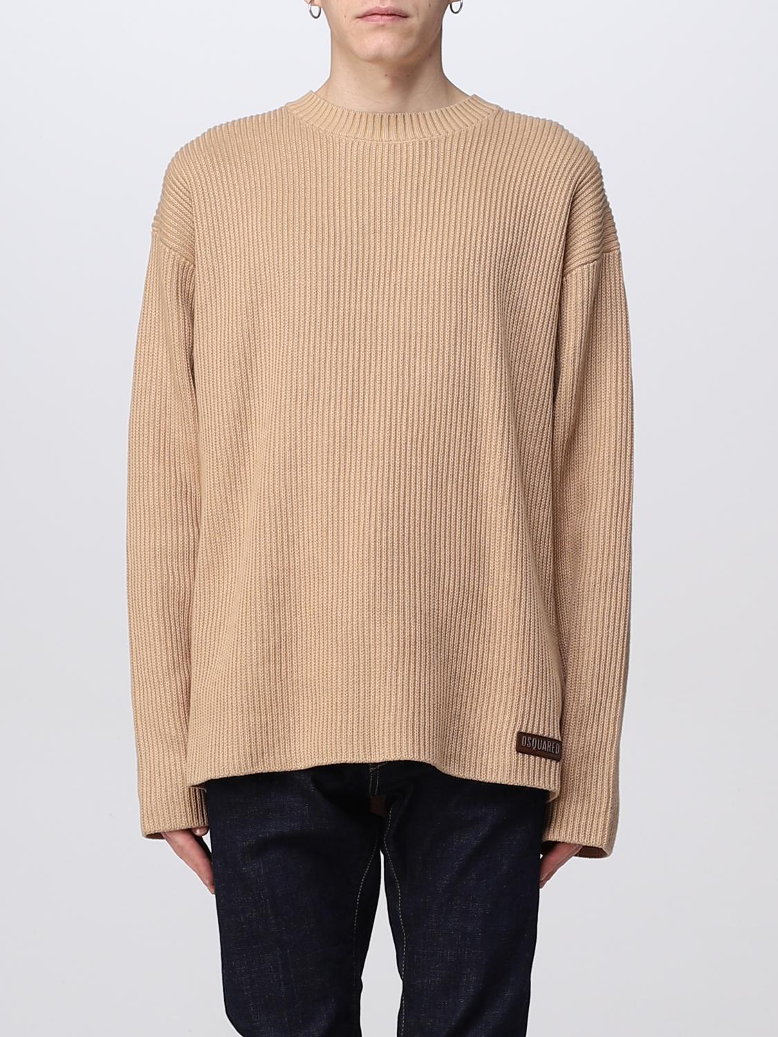 DSQUARED2 PULLOVER: Pullover herren Dsquared2, Kaffee Braun - Img 1