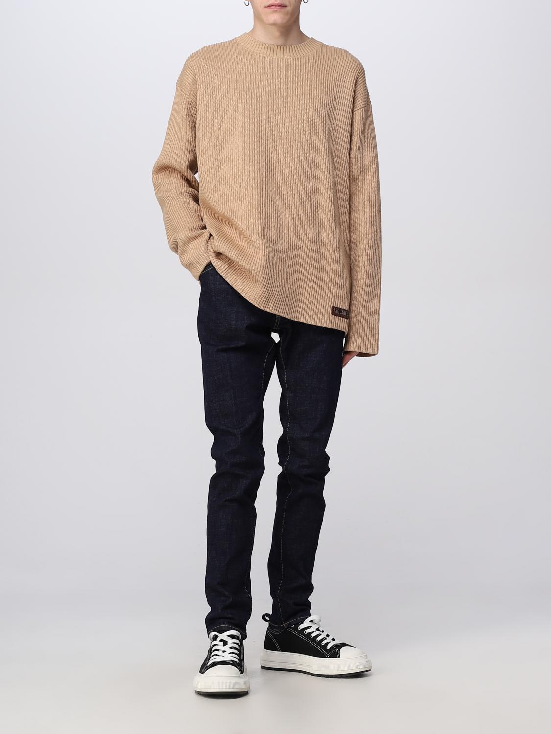 DSQUARED2 PULLOVER: Pullover herren Dsquared2, Kaffee Braun - Img 2