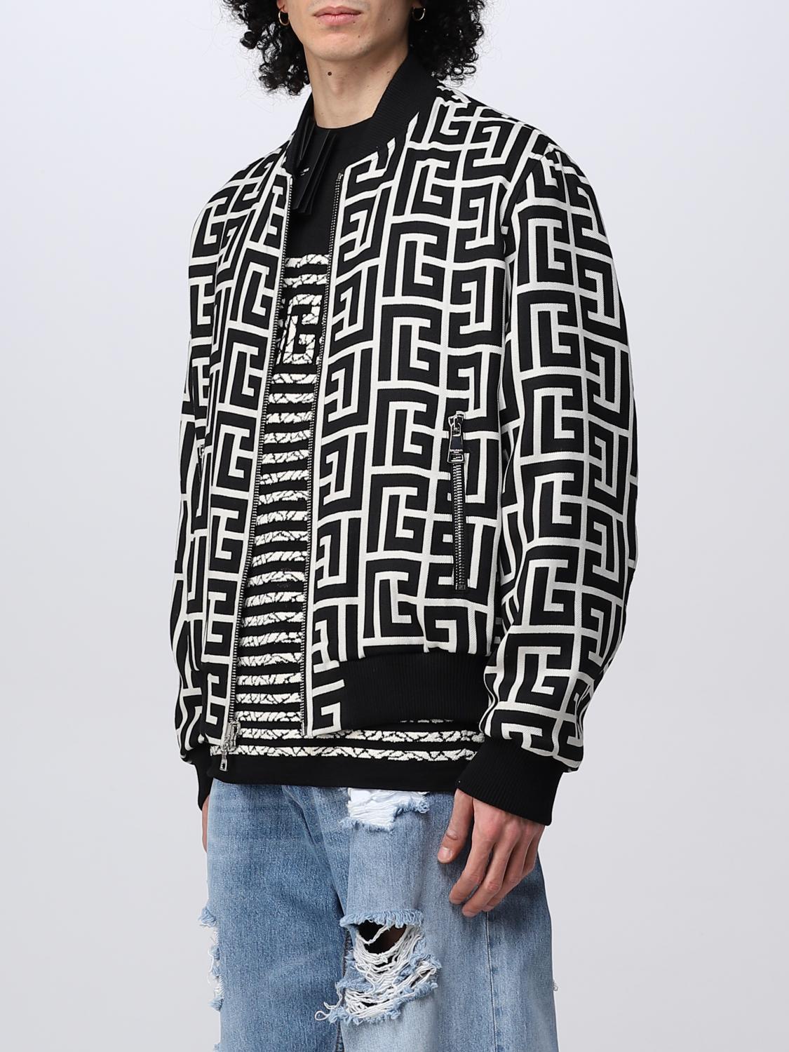 BALMAIN JACKET: Balmain wool bomber jacket, Black - Img 4