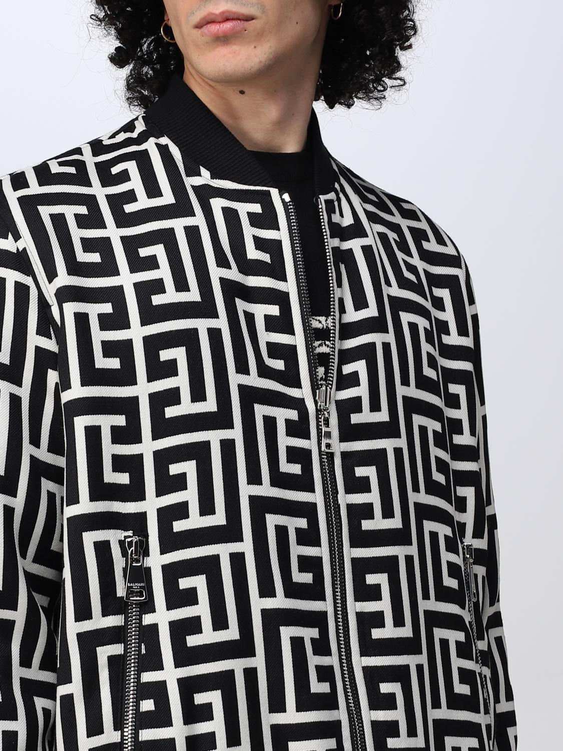 BALMAIN JACKET: Balmain wool bomber jacket, Black - Img 5