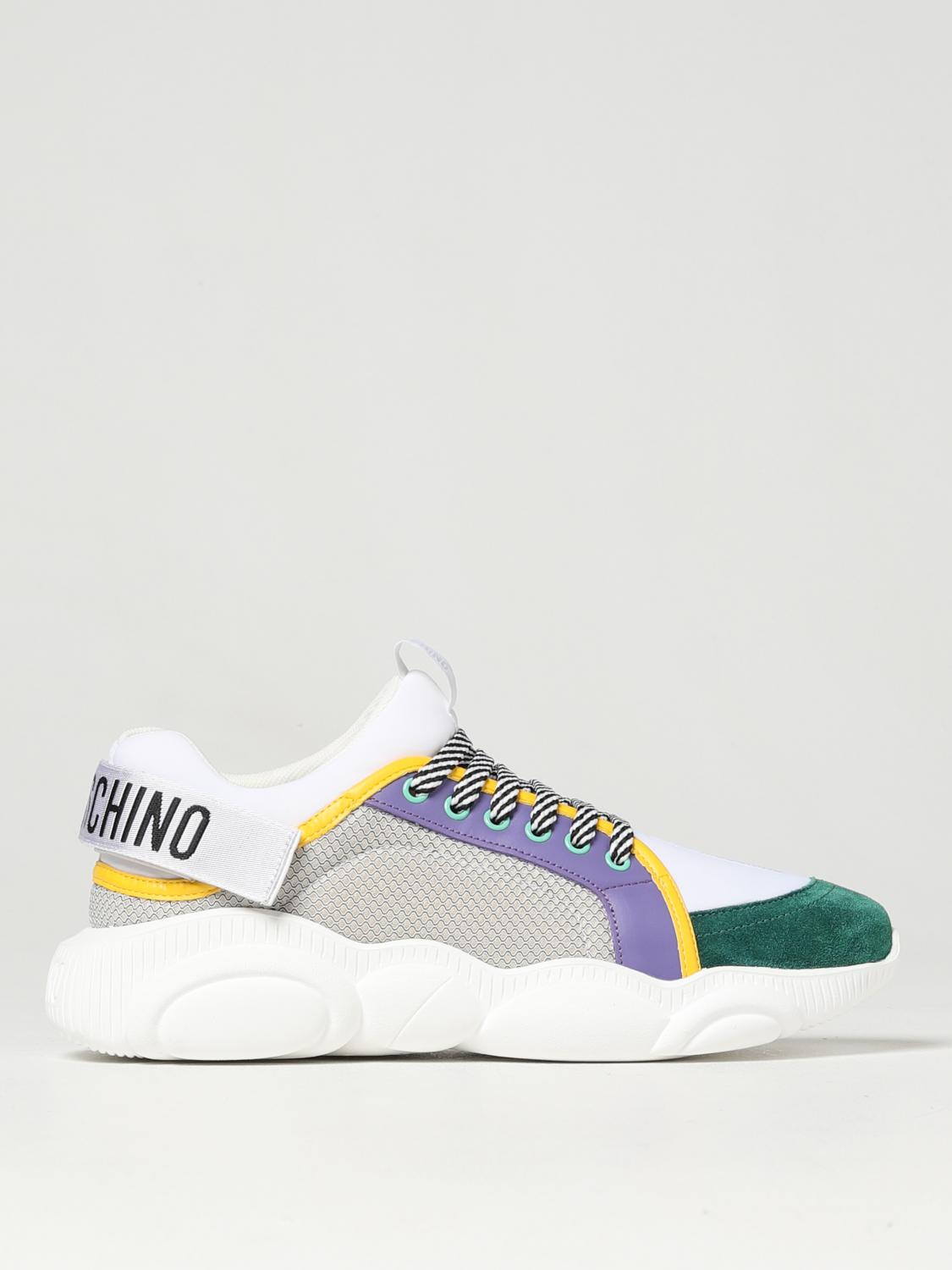 MOSCHINO COUTURE: Sneakers men - White | Moschino Couture