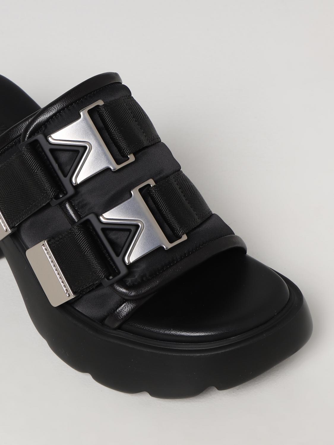 Bottega Veneta Flash leather and nylon sandal - Black  display picture 1