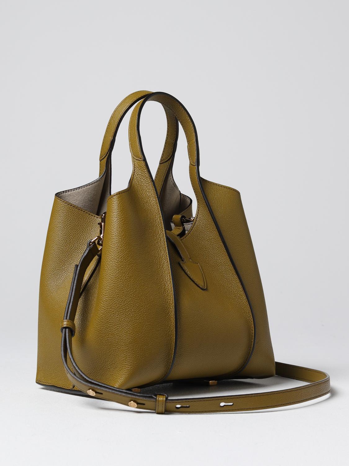 TOD'S BORSA MINI: Borsa T Timeless Hogan in pelle, Verde - Img 2