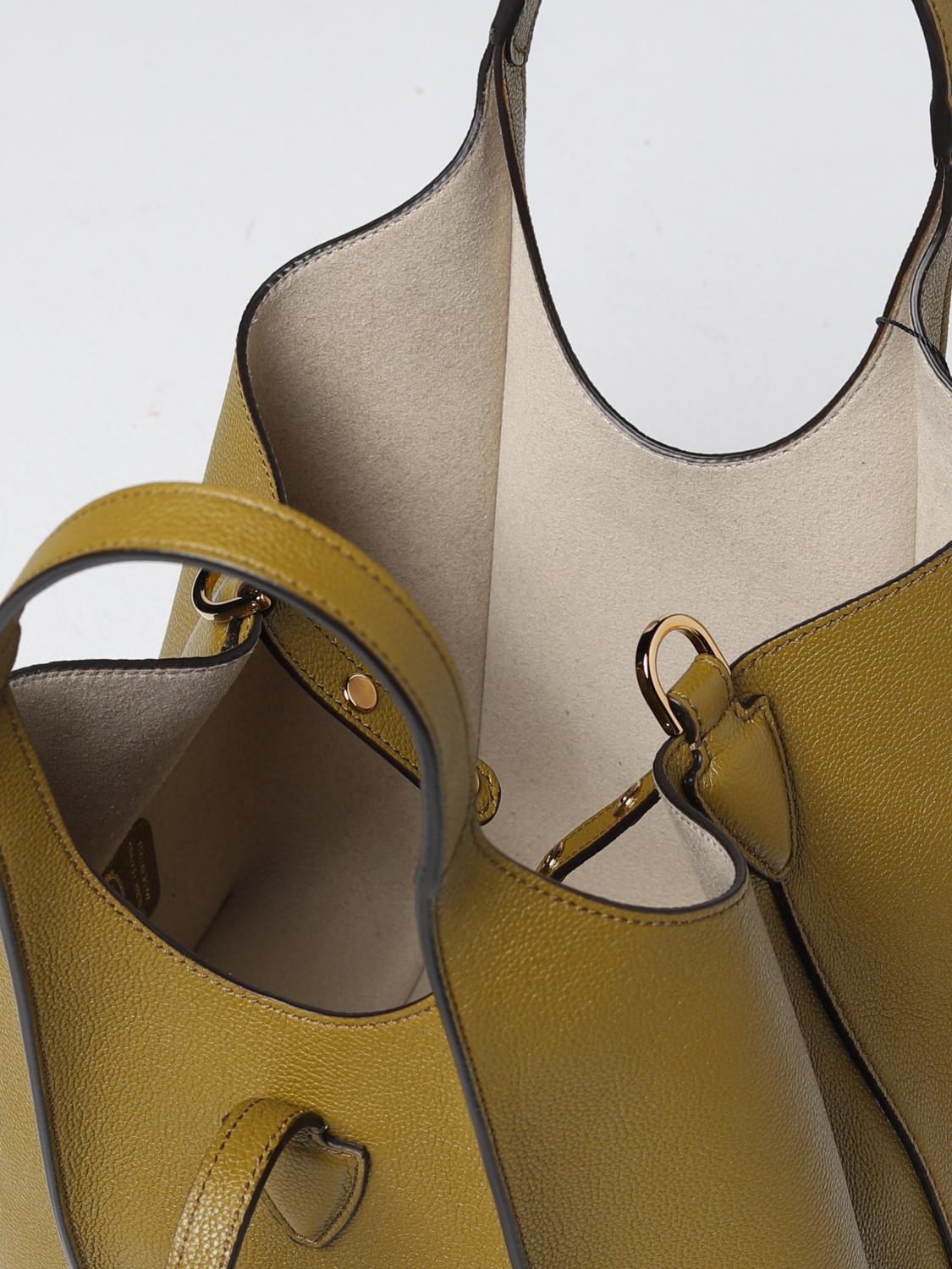 TOD'S BORSA MINI: Borsa T Timeless Hogan in pelle, Verde - Img 4