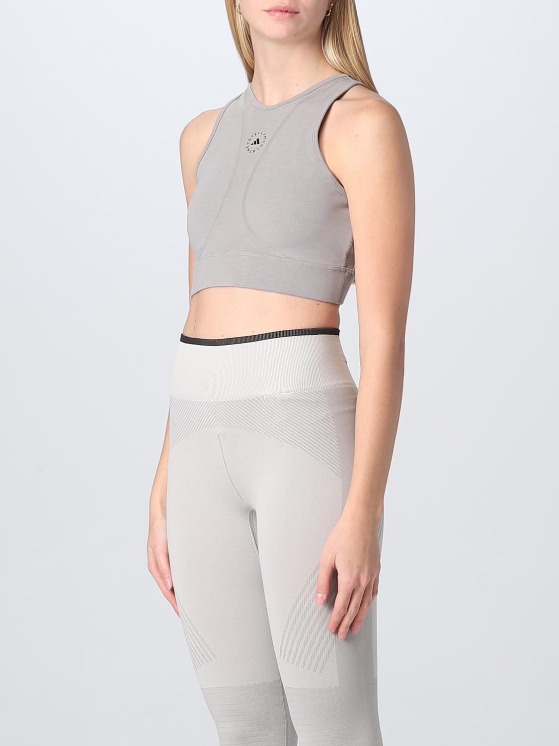 ADIDAS BY STELLA MCCARTNEY TOP: Top woman Adidas by Stella McCartney, Grey - Img 4
