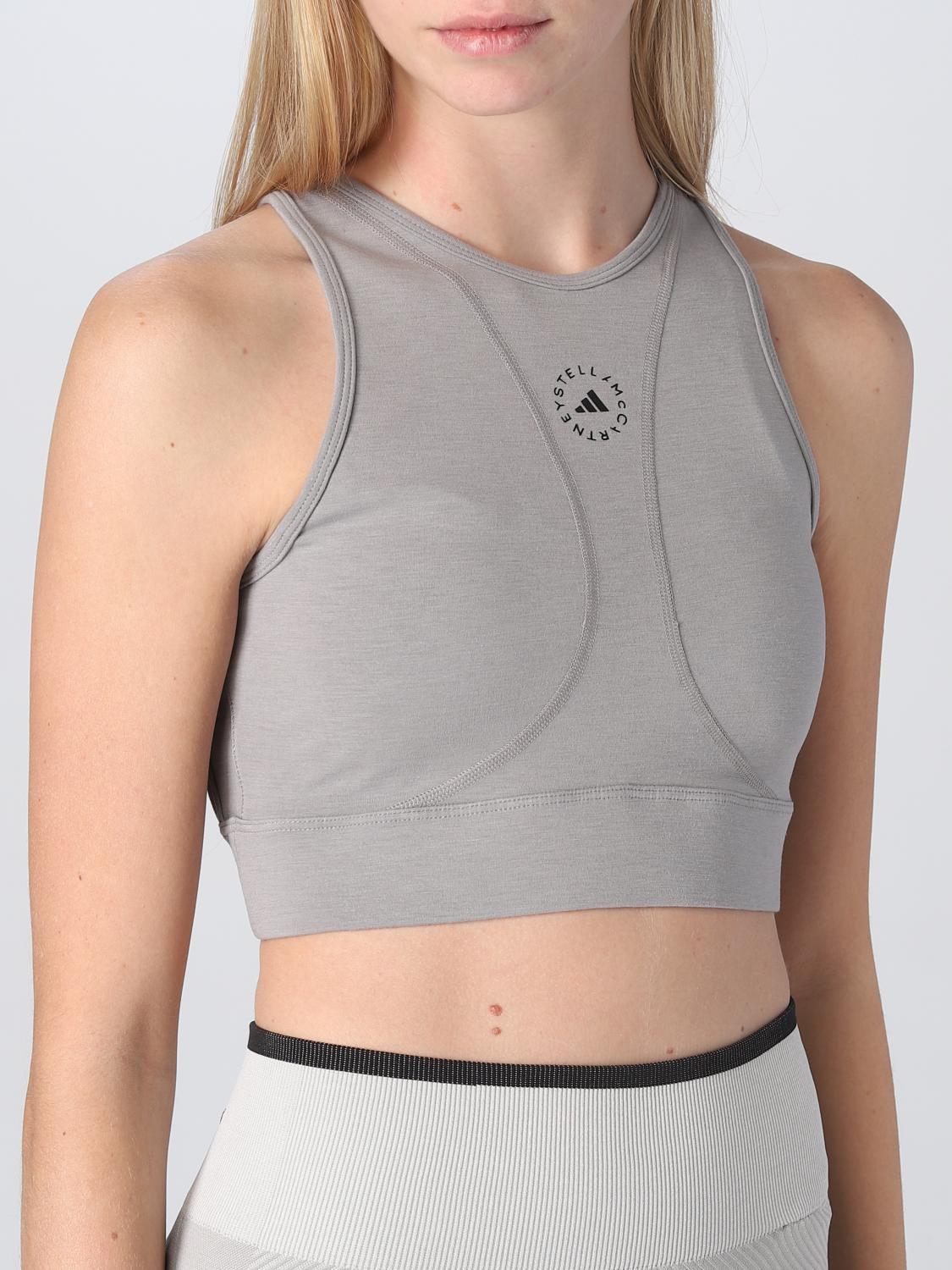 ADIDAS BY STELLA MCCARTNEY TOP: Top woman Adidas by Stella McCartney, Grey - Img 5