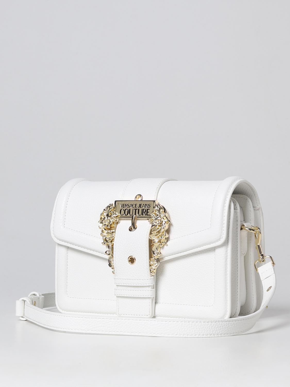 VERSACE JEANS COUTURE BOLSO DE HOMBRO: Bolso de mano mujer Versace Jeans Couture, Blanco - Img 3