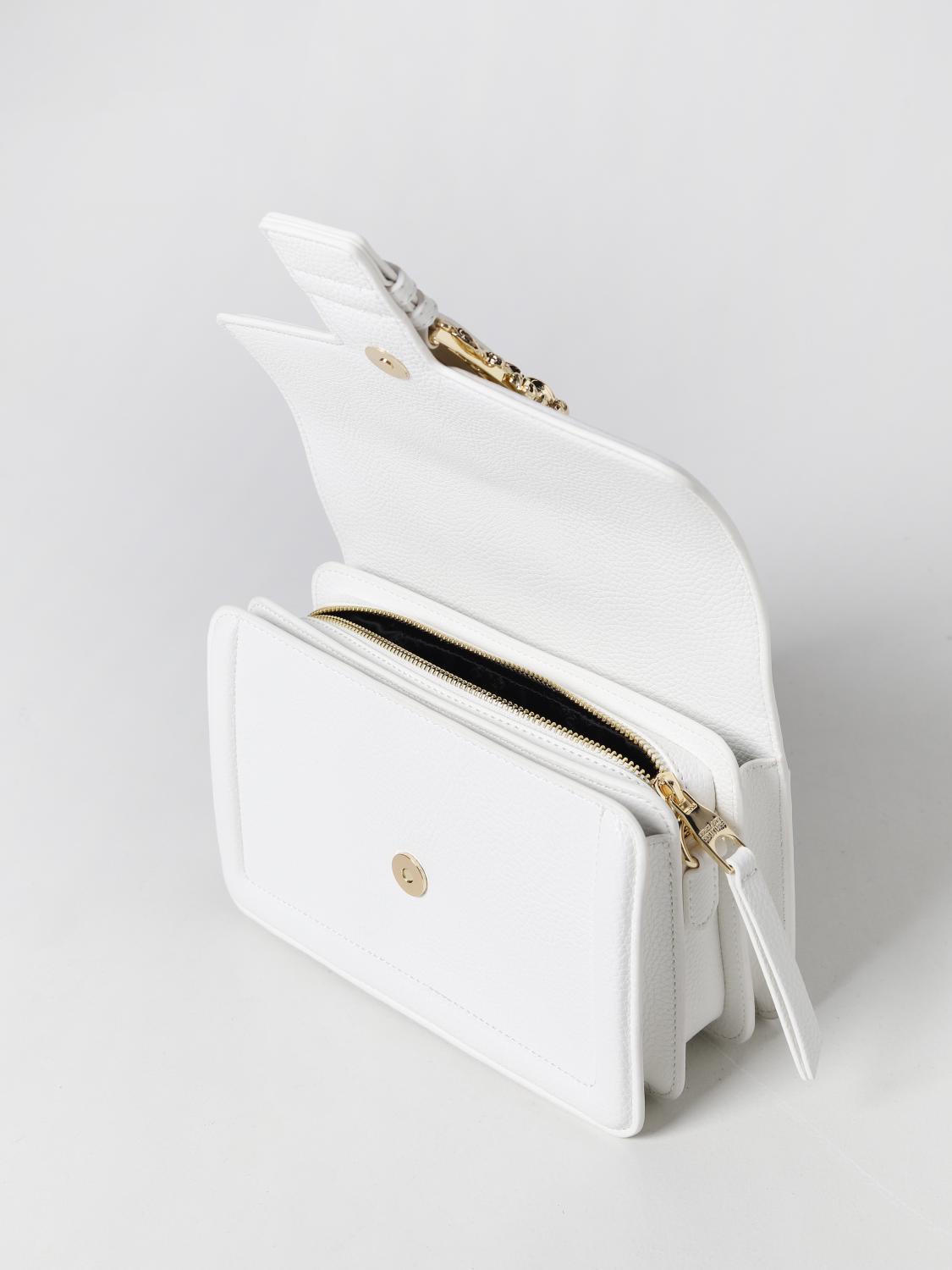 VERSACE JEANS COUTURE BOLSO DE HOMBRO: Bolso de mano mujer Versace Jeans Couture, Blanco - Img 4