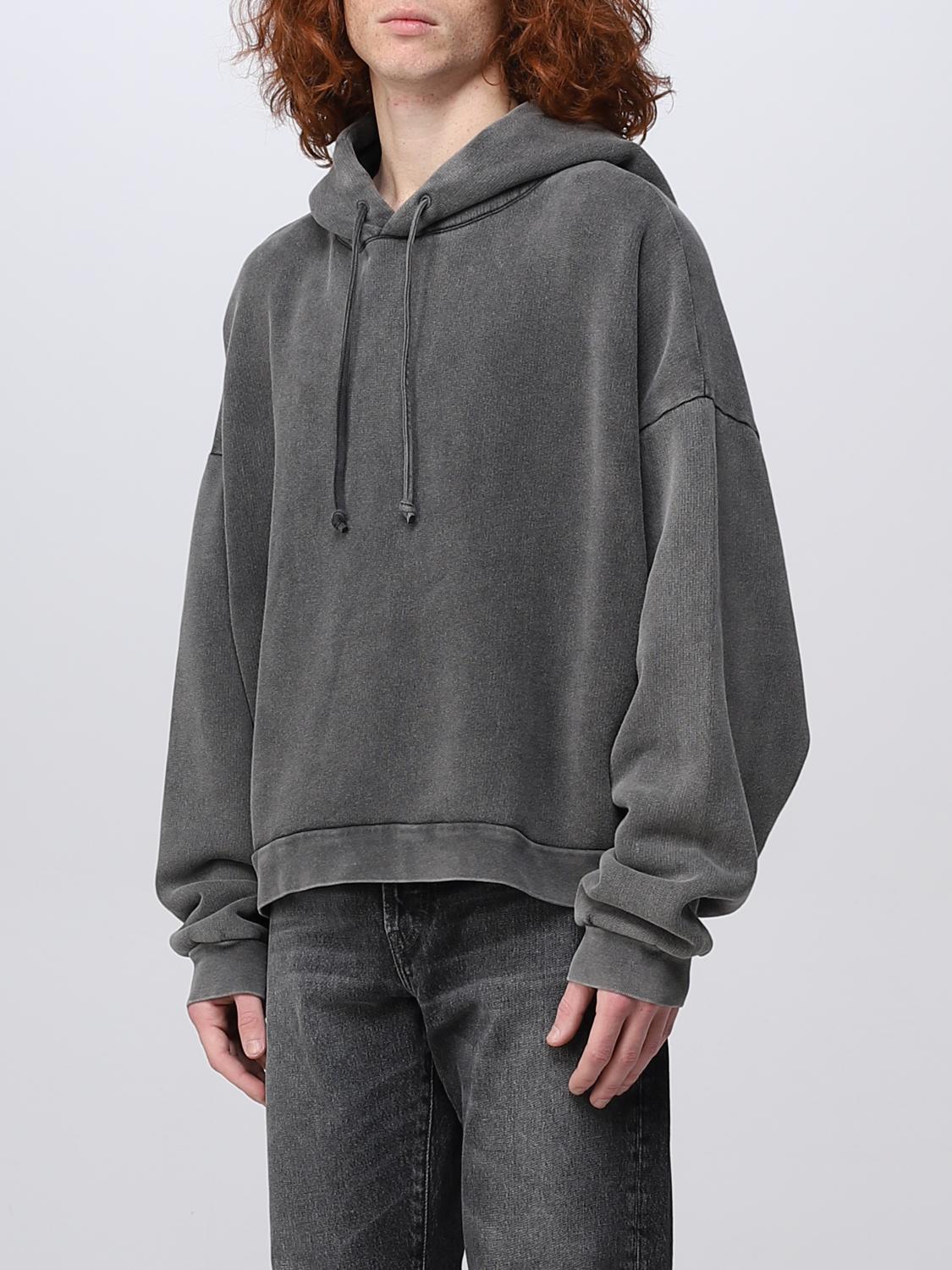 ACNE STUDIOS: cotton hoodie - Black | Acne Studios