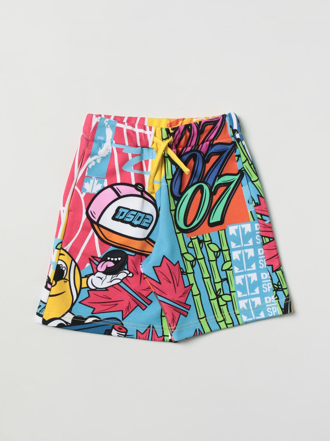 DSQUARED2 PANTACOURT: Pantacourt enfant Dsquared2 Junior, Multicolore - Img 1
