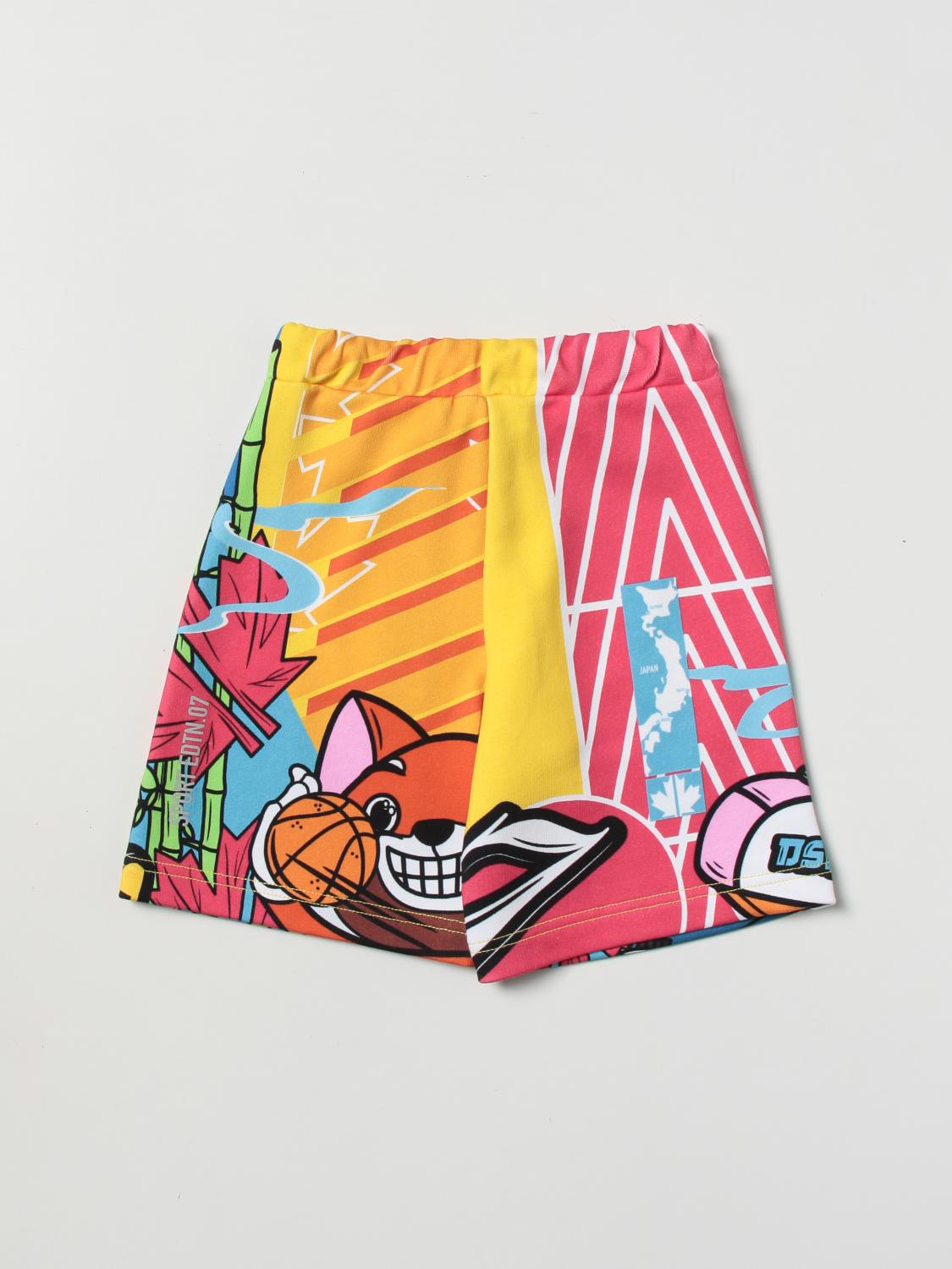 DSQUARED2 PANTACOURT: Pantacourt enfant Dsquared2 Junior, Multicolore - Img 2