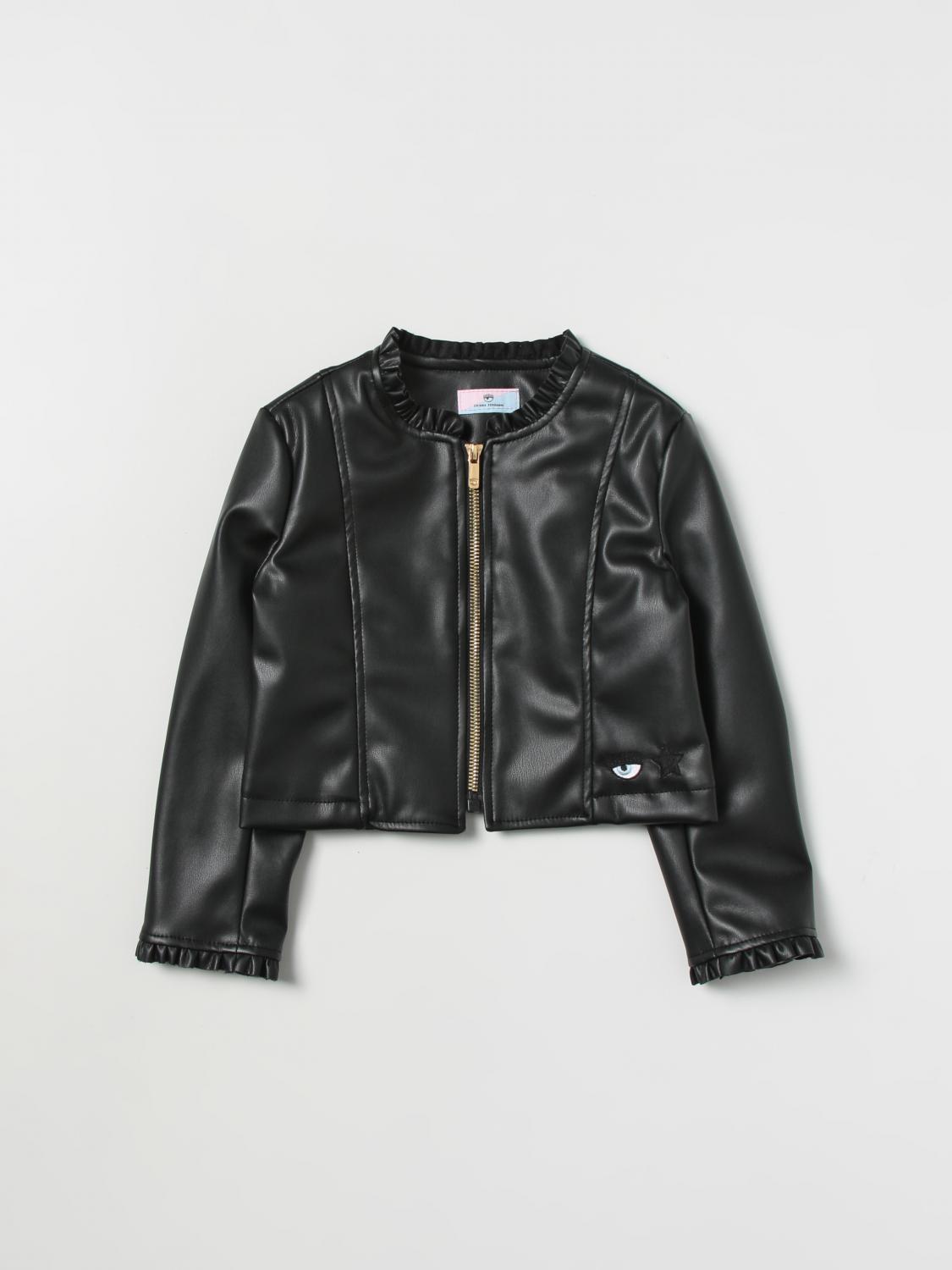 CHIARA FERRAGNI КУРТКА: Куртка Детское Chiara Ferragni, Черный - Img 1