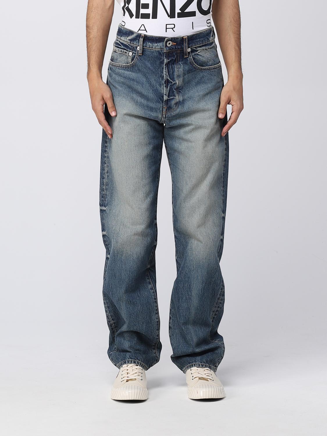 Kenzo パンツ メンズ - デニム | FD55DP3316A3 | GIGLIO.COM