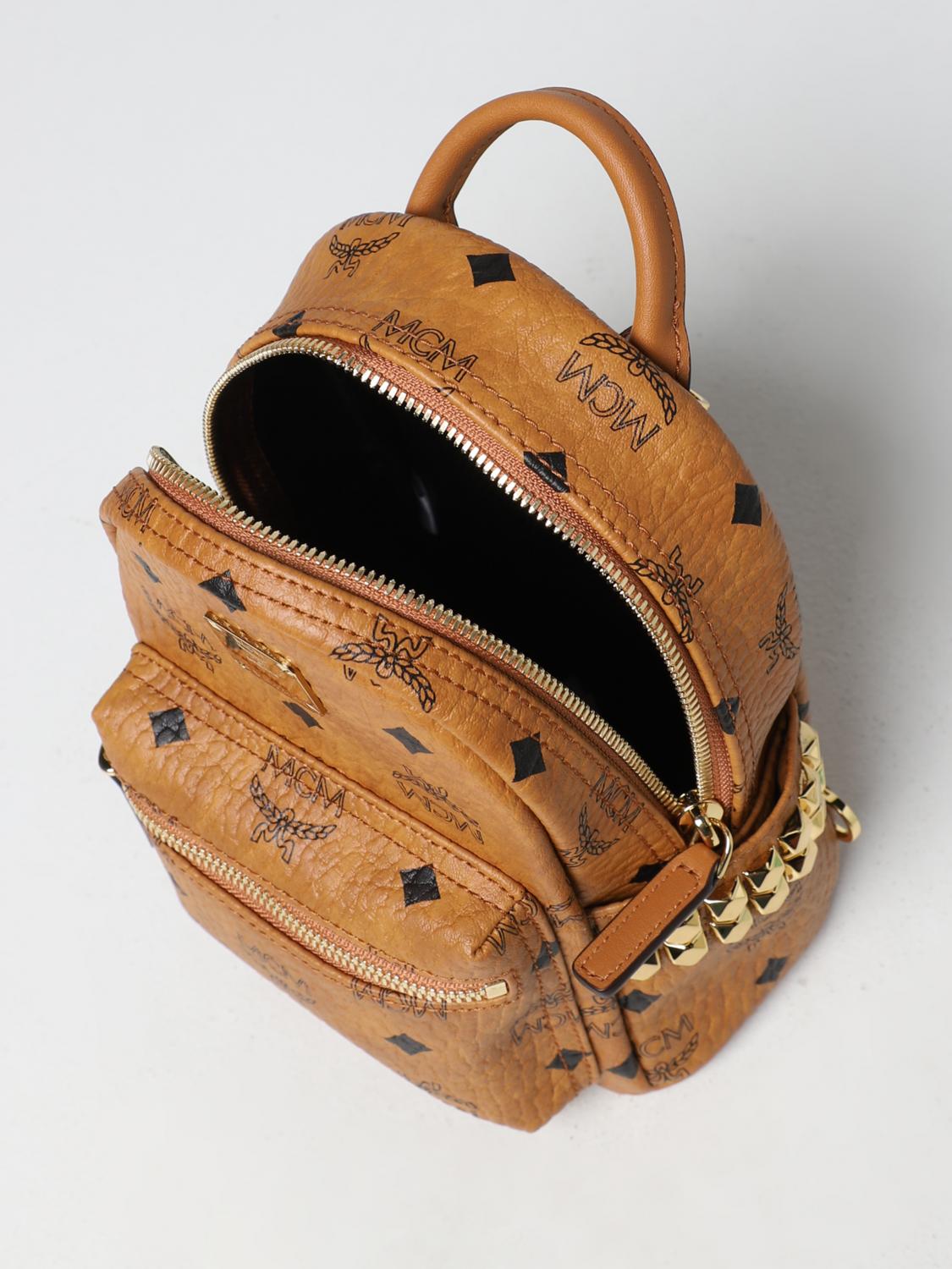 MCM BACKPACK: Backpack men Mcm, Brown - Img 4