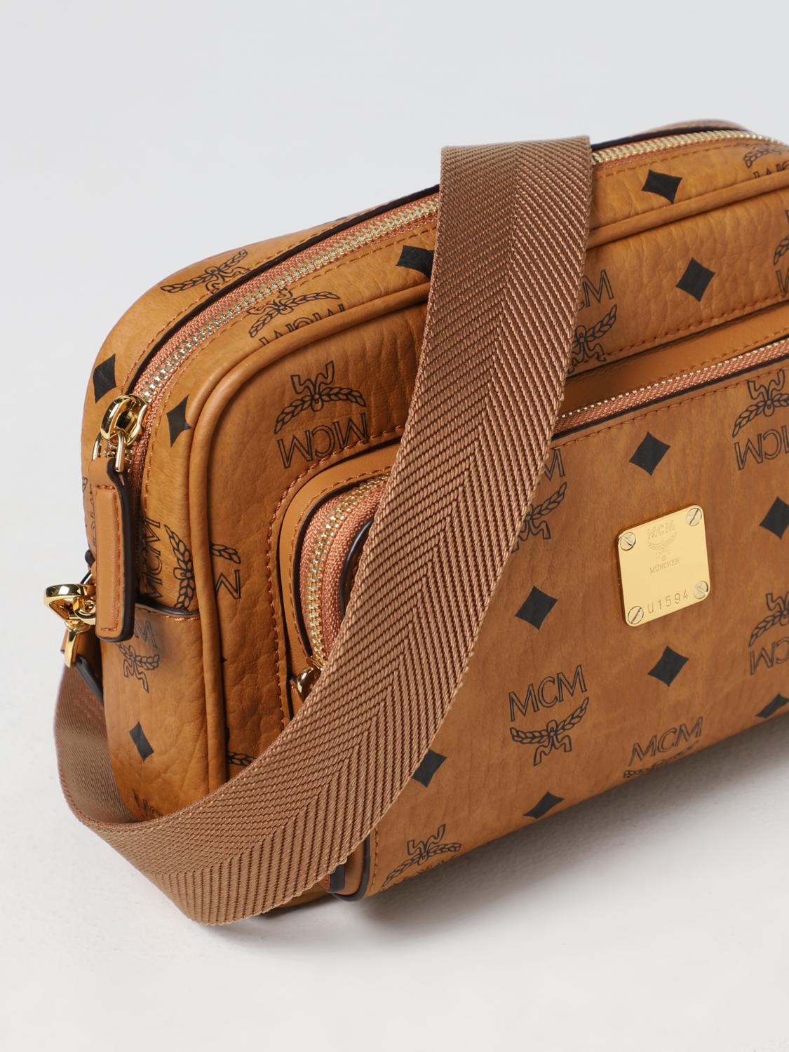 MCM SHOULDER BAG: Bags men Mcm, Brown - Img 3