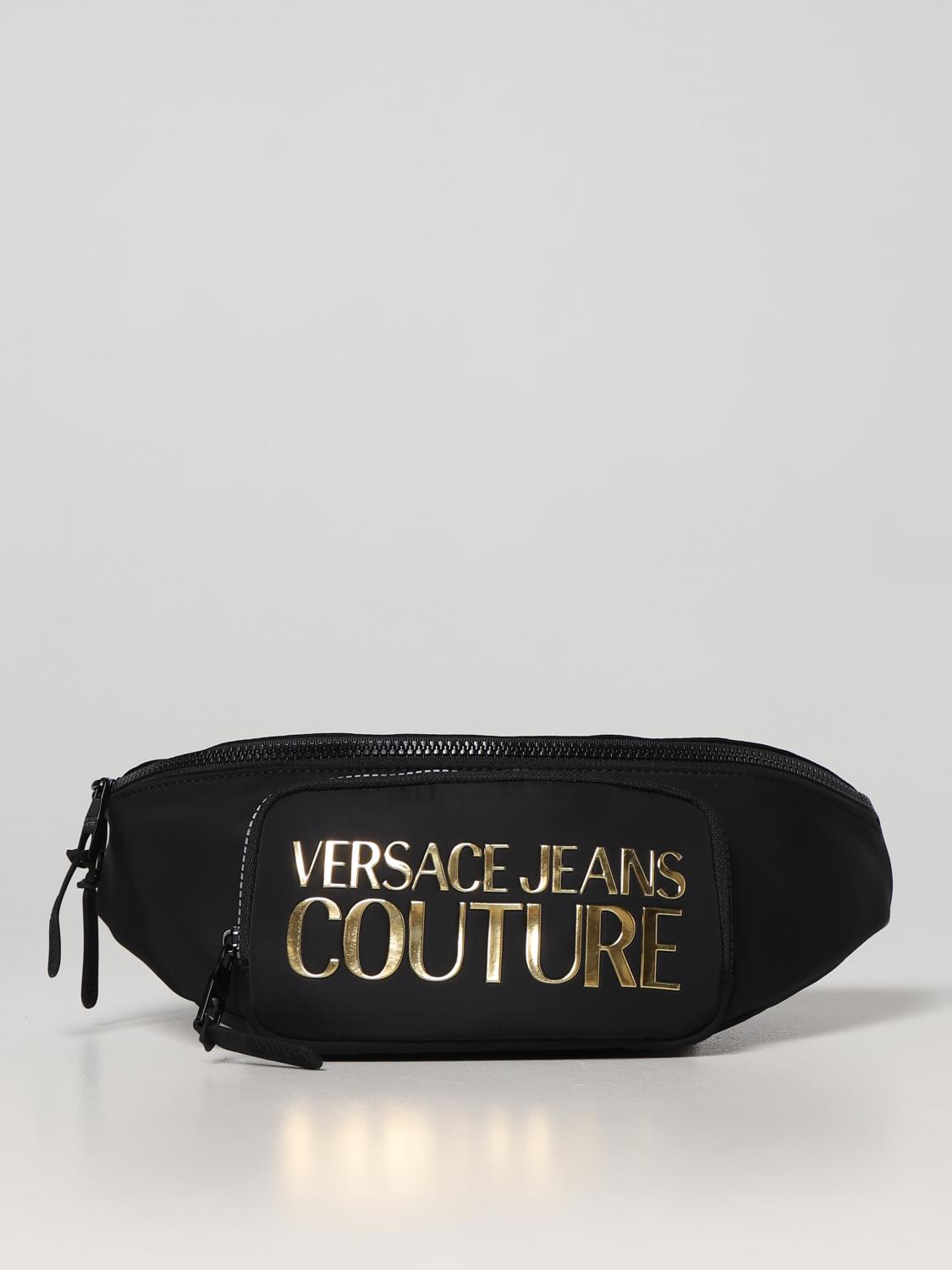 VERSACE JEANS COUTURE MARSUPIO: Marsupio Versace Jeans Couture in nylon, Nero 1 - Img 1