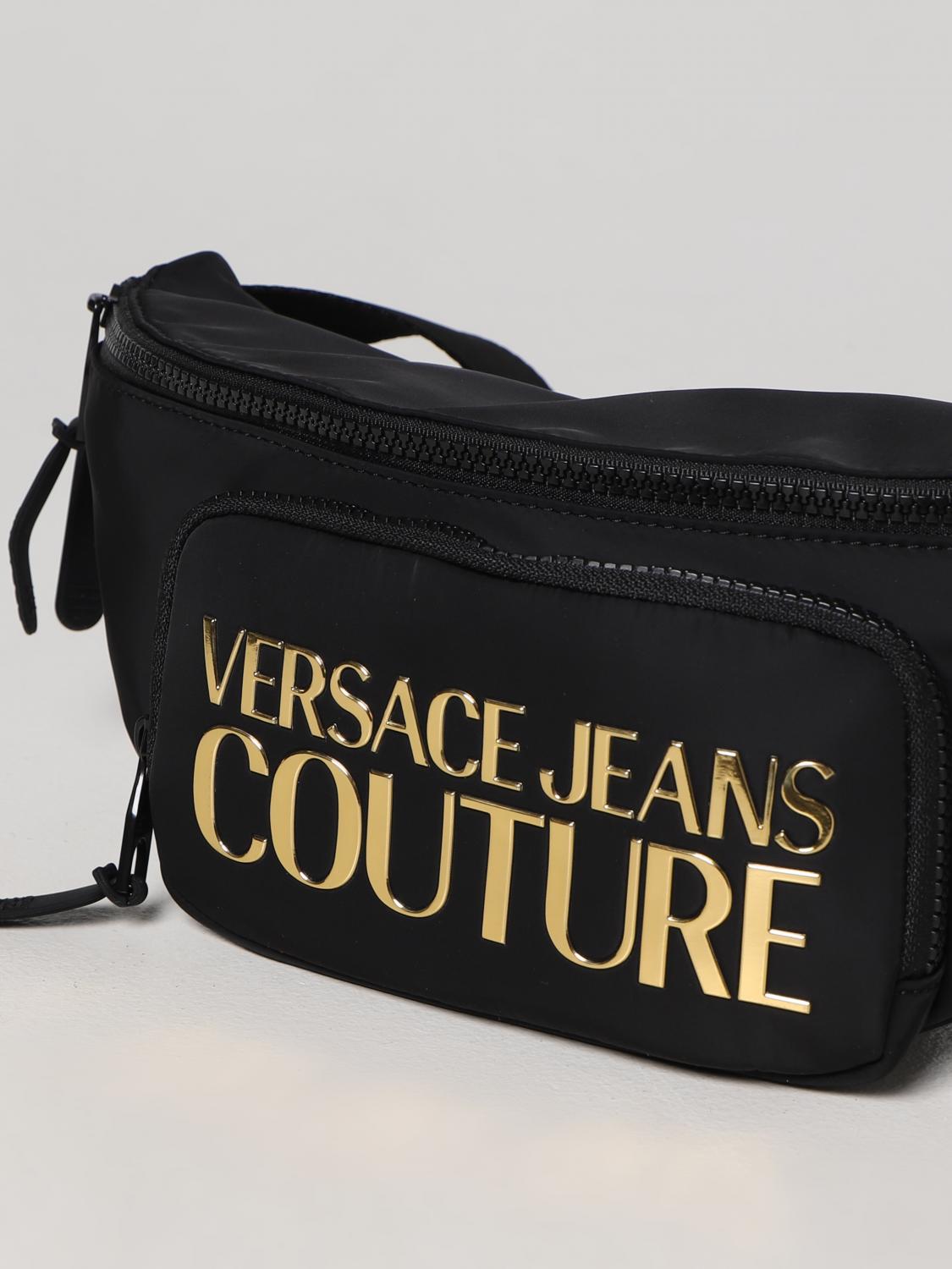 VERSACE JEANS COUTURE MARSUPIO: Marsupio Versace Jeans Couture in nylon, Nero 1 - Img 3