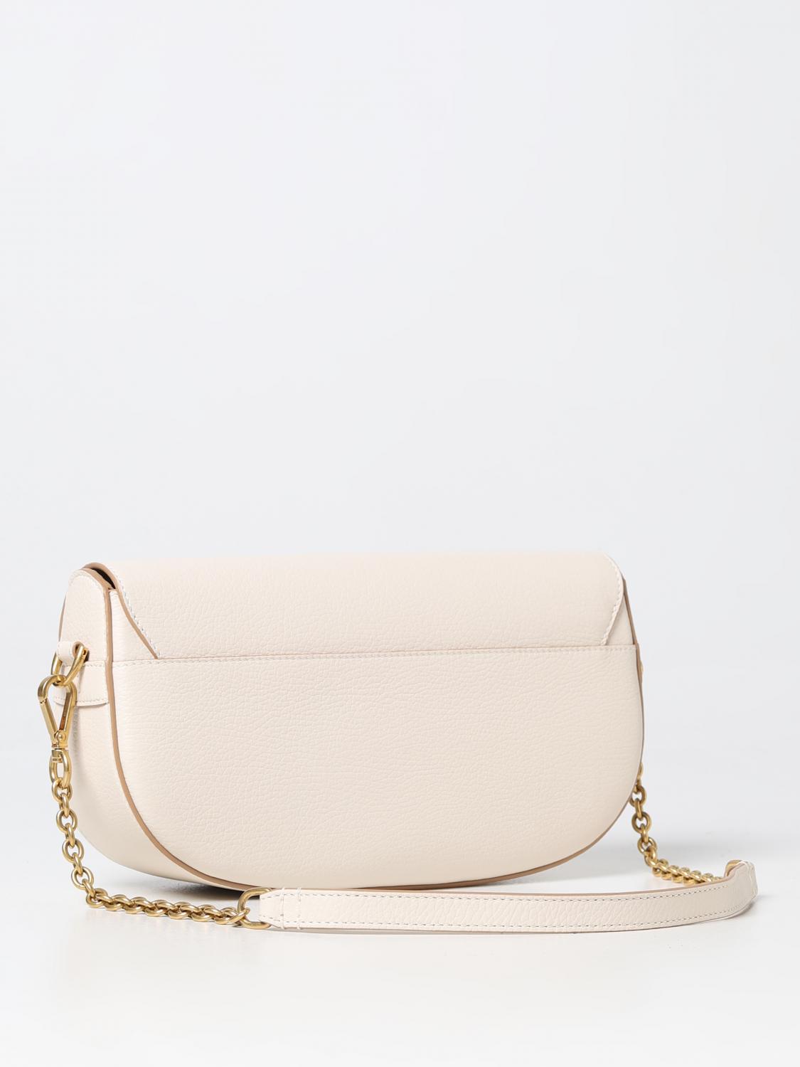 HOGAN BORSA A SPALLA: Borsa Hogan in pelle martellata, Beige - Img 2