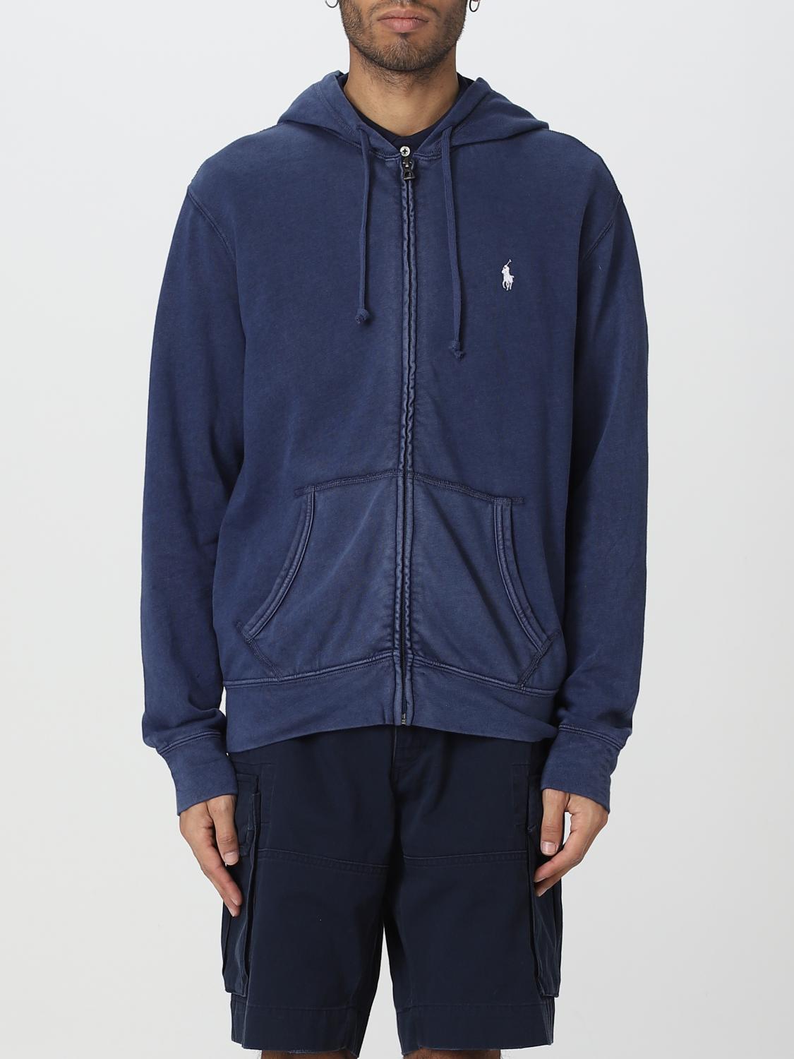 POLO RALPH LAUREN 스웨트셔츠: 스웨트셔츠 남성 Polo Ralph Lauren, 블루 - Img 1