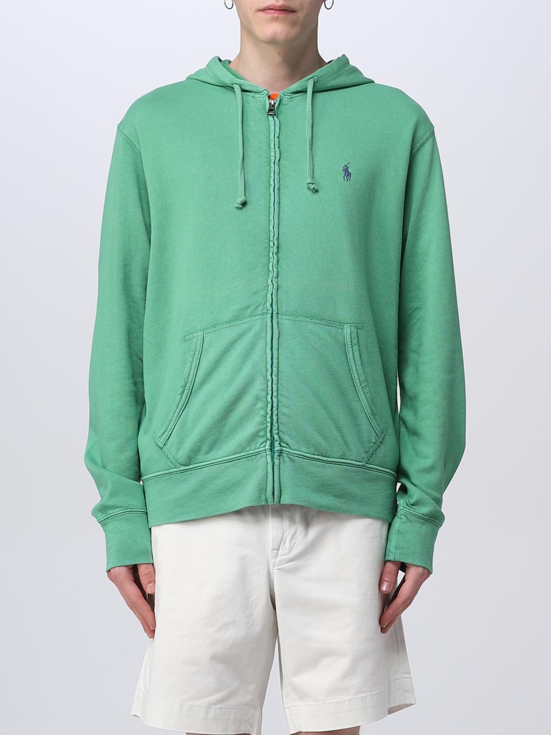 POLO RALPH LAUREN スウェットシャツ: スウェットシャツ メンズ Polo Ralph Lauren, グリーン - Img 1