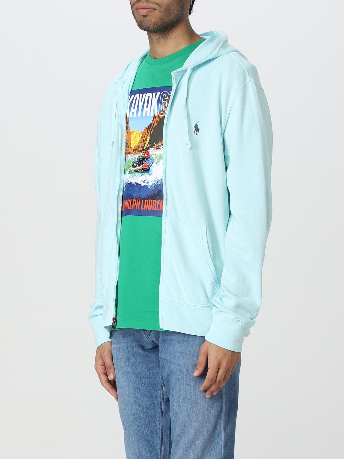 POLO RALPH LAUREN SWEATSHIRT: Sweatshirt herren Polo Ralph Lauren, Blau 1 - Img 3