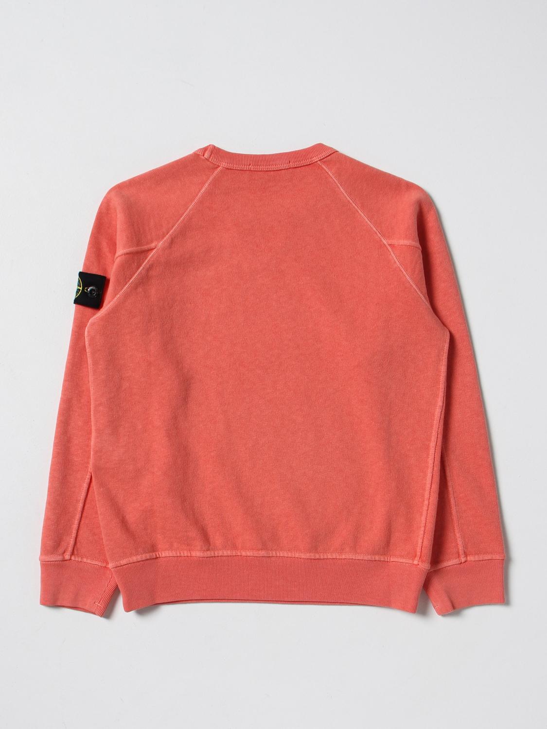 STONE ISLAND JUNIOR PULLOVER: Pullover kinder Stone Island Junior, Korall - Img 2