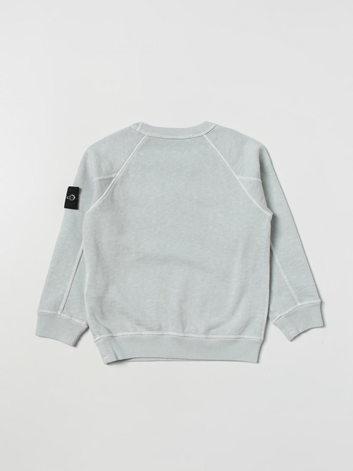 STONE ISLAND JUNIOR PULLOVER: Pullover kinder Stone Island Junior, Grau - Img 2