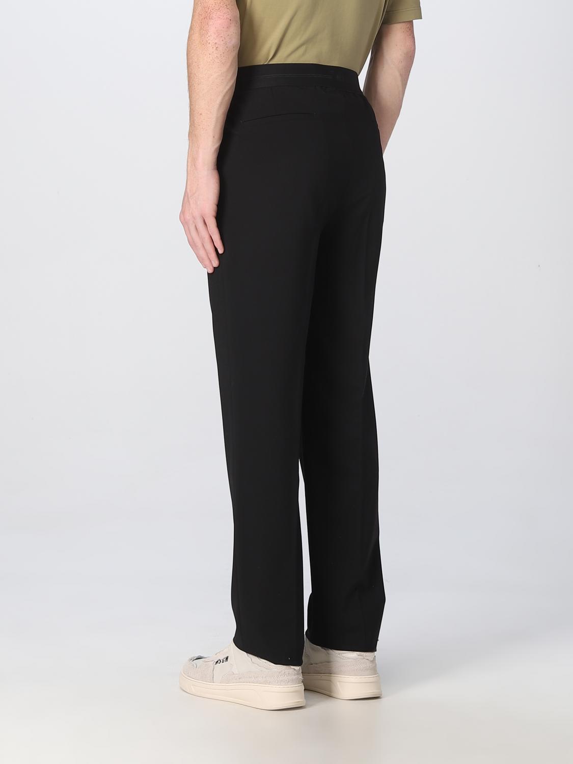 MSGM PANTALONI: Joggers MSGM in lana stretch, Nero - Img 3