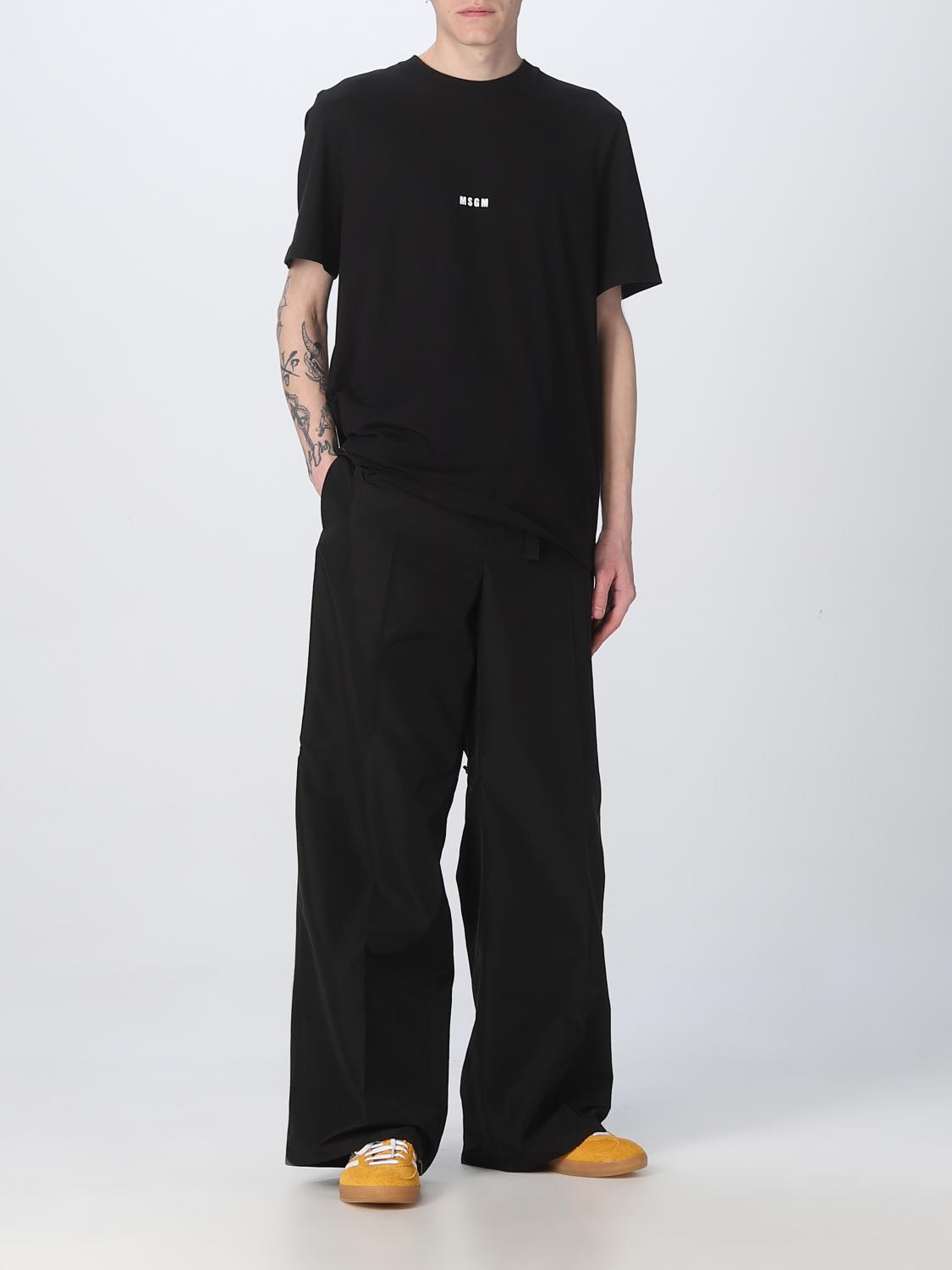 MSGM 티셔츠: 티셔츠 남성 MSGM, 블랙 - Img 2