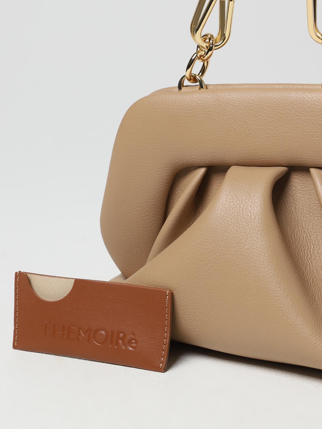 THEMOIRÈ BORSA MINI: Borsa Tia Themoirè in tessuto riciclato, Beige - Img 3