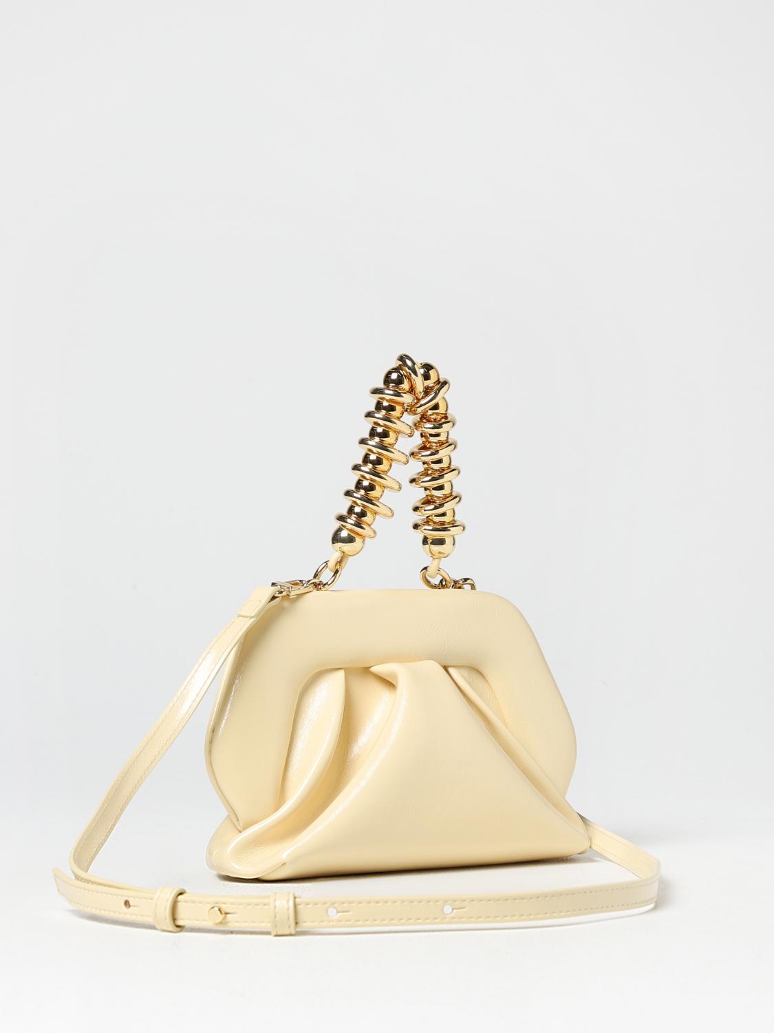THEMOIRÈ BORSA MINI: Borsa Gea Themoirè in materiali riciclati vegani, Giallo - Img 2