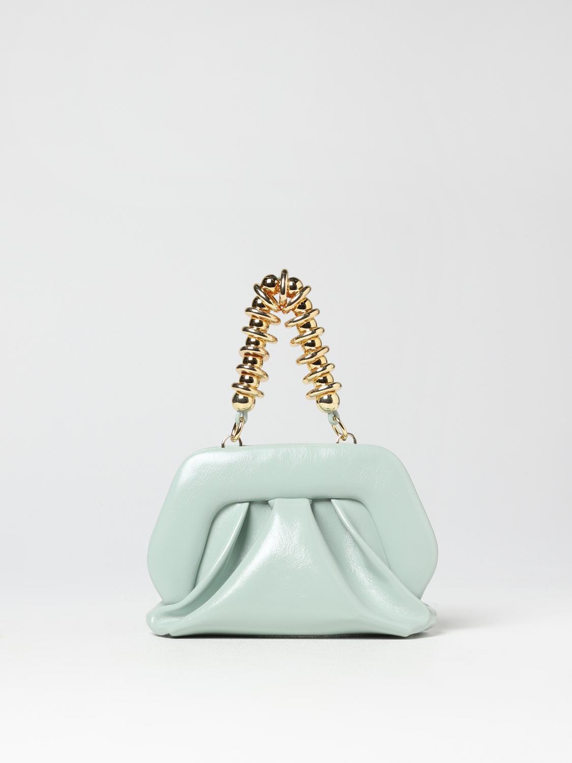 THEMOIRÈ MINI BOLSO: Bolso de mano mujer Themoiré, Azul Oscuro - Img 1