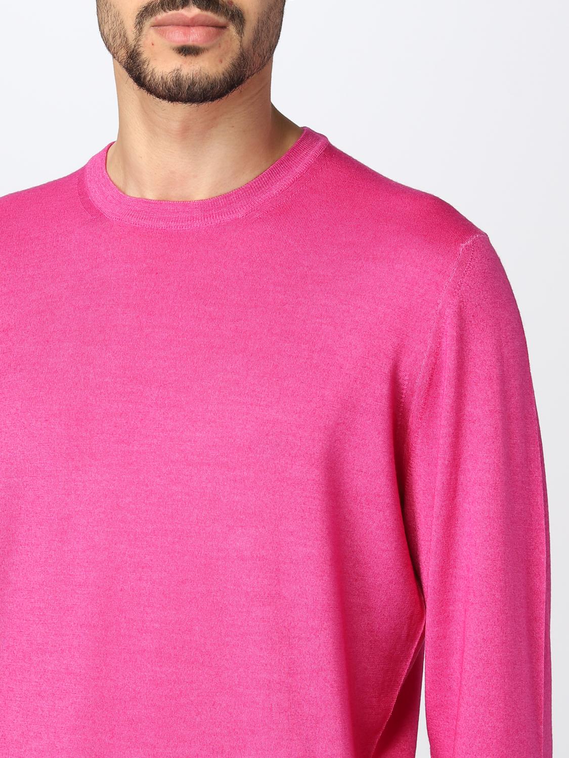DRUMOHR PULL: Pull homme Drumohr, Fuchsia - Img 3